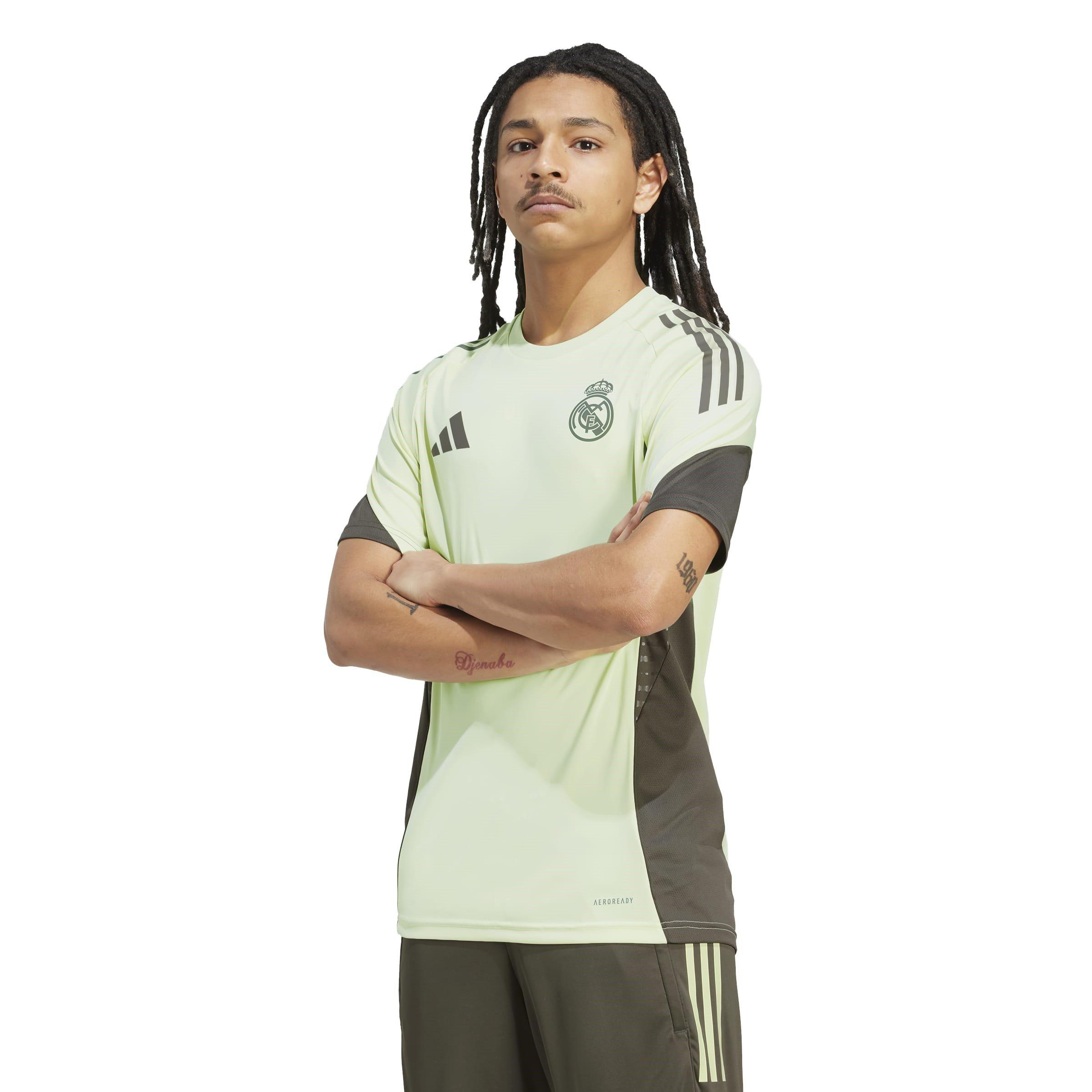 Green - adidas - Real Madrid Tiro 2025 Training Shirt Adults - 3