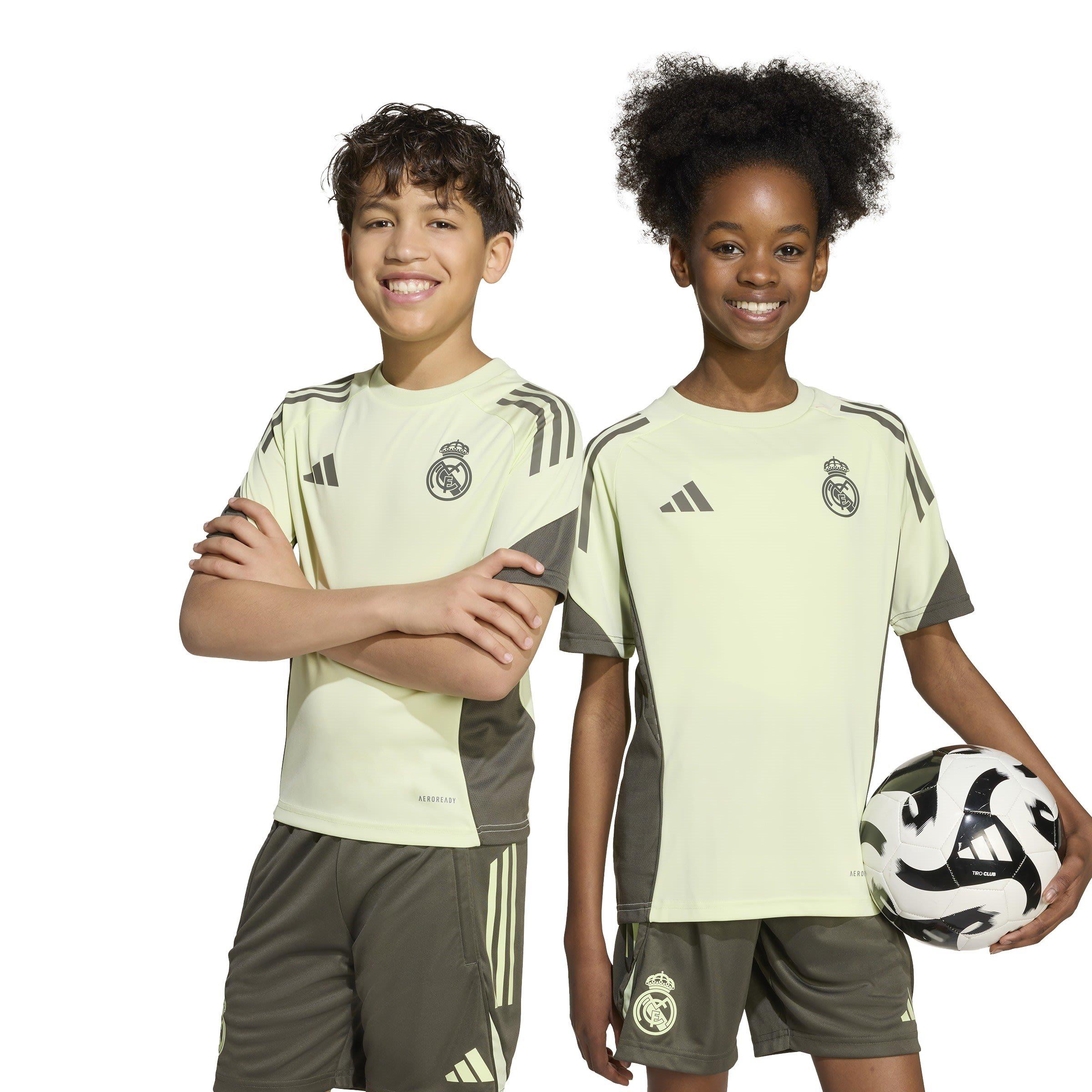 adidas Kids Real Madrid Tiro 25 Competition Jersey Almost Lime — foto 2