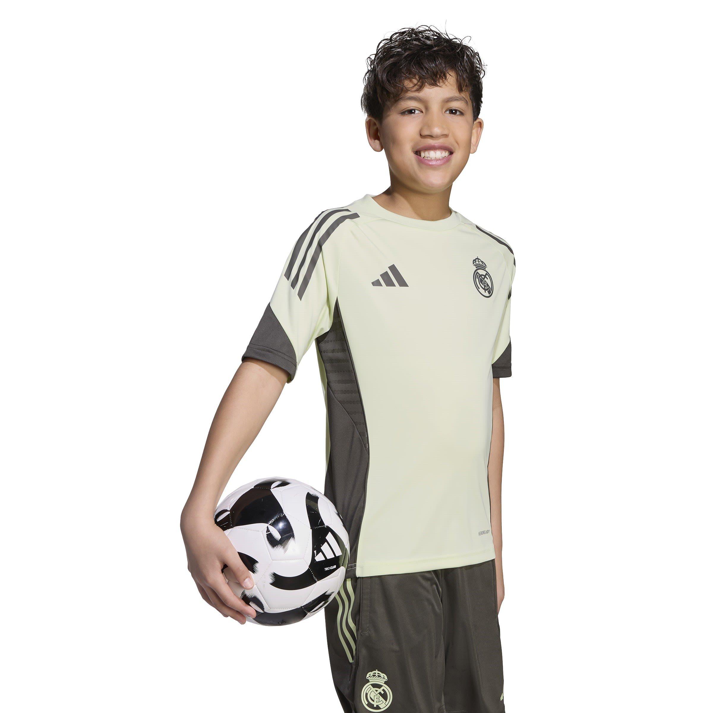 adidas Kids Real Madrid Tiro 25 Competition Jersey Almost Lime — foto 4