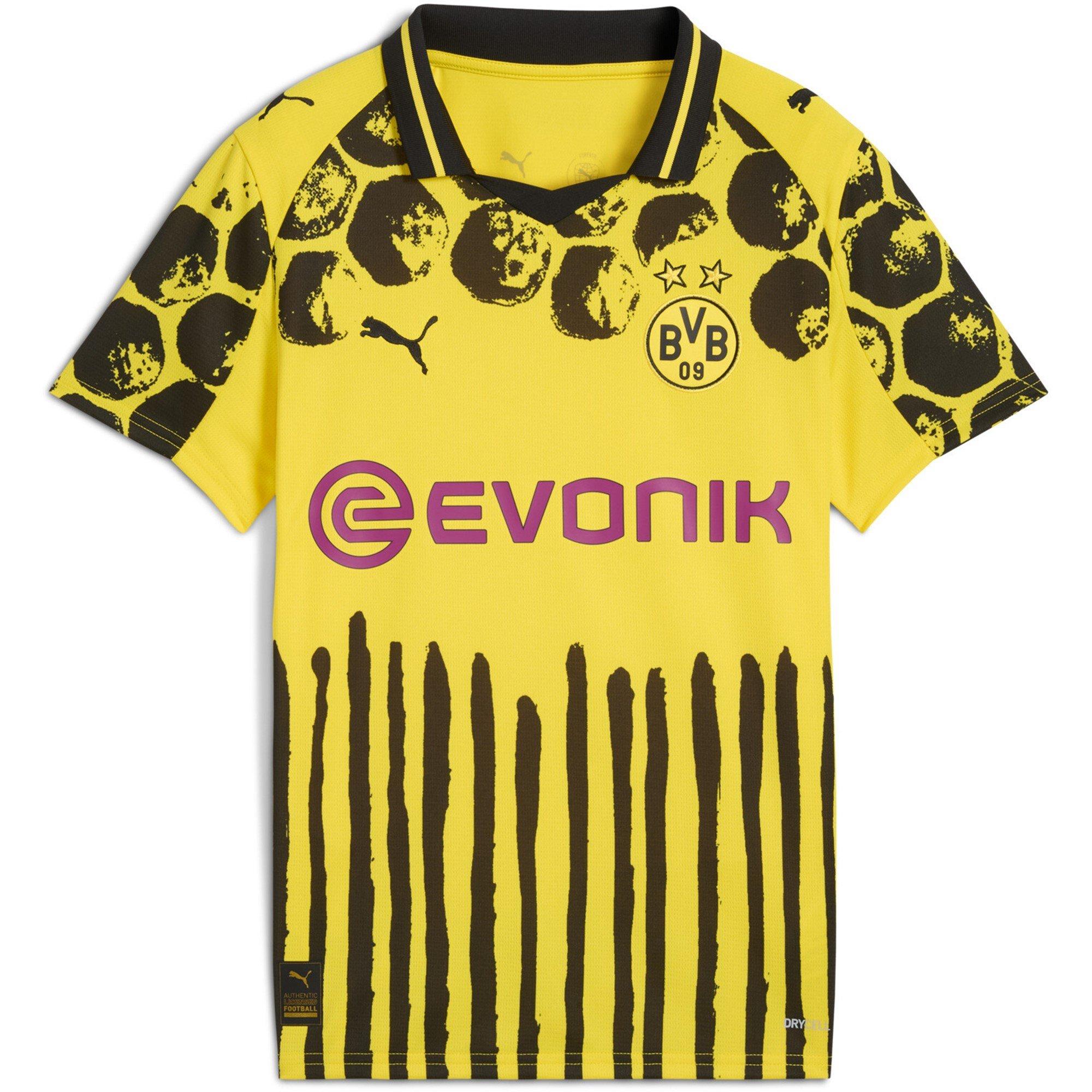 Yellow/Black - Puma - x KidsSuper Borussia Dortmund Home Shirt 2025 2026 Juniors - 1