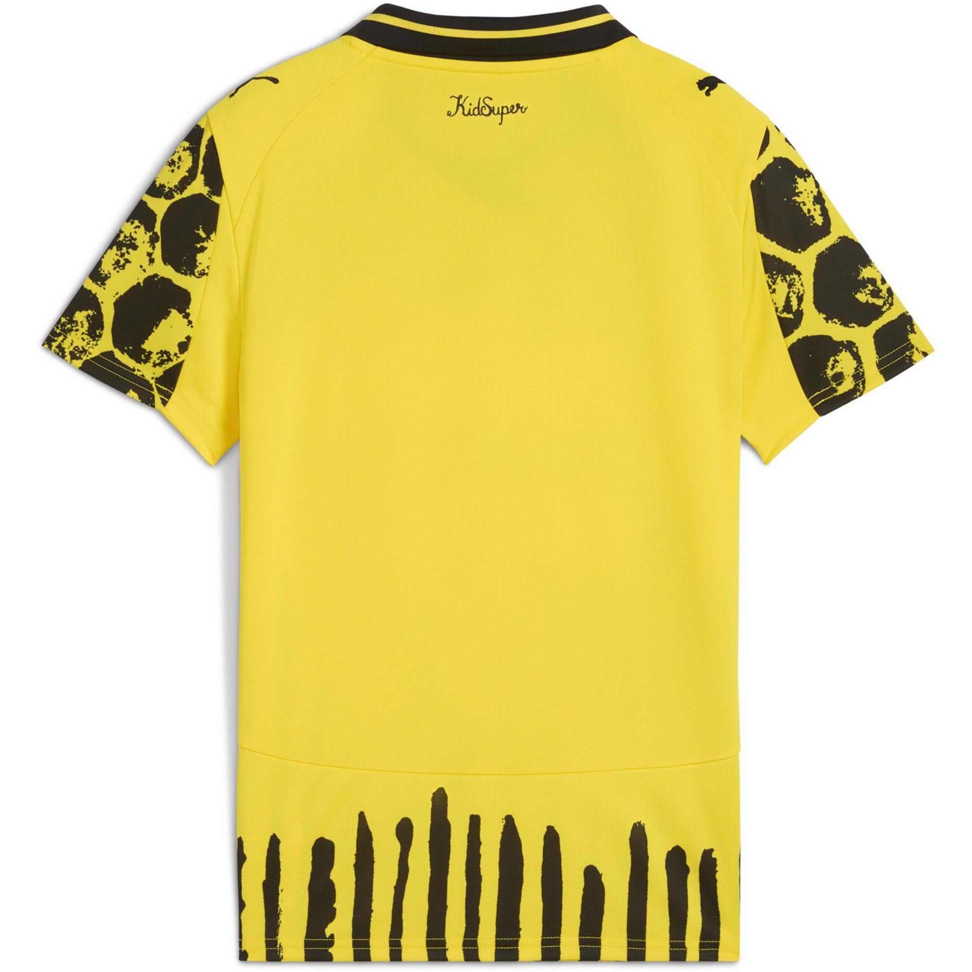 Yellow/Black - Puma - x KidsSuper Borussia Dortmund Home Shirt 2025 2026 Juniors - 2