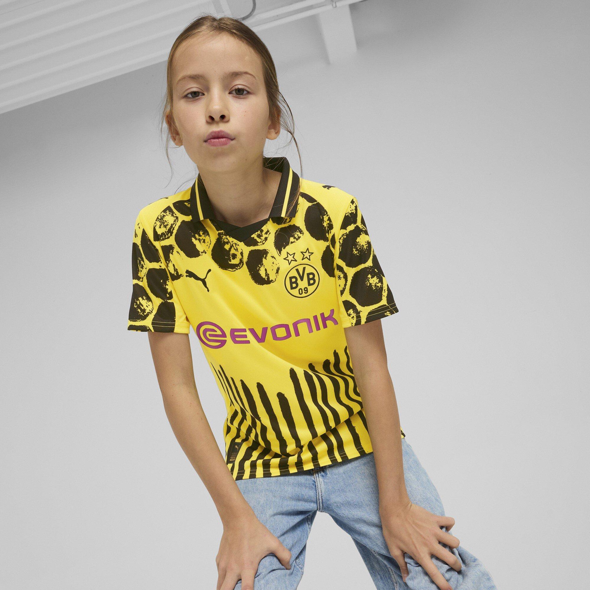 Yellow/Black - Puma - x KidsSuper Borussia Dortmund Home Shirt 2025 2026 Juniors - 3