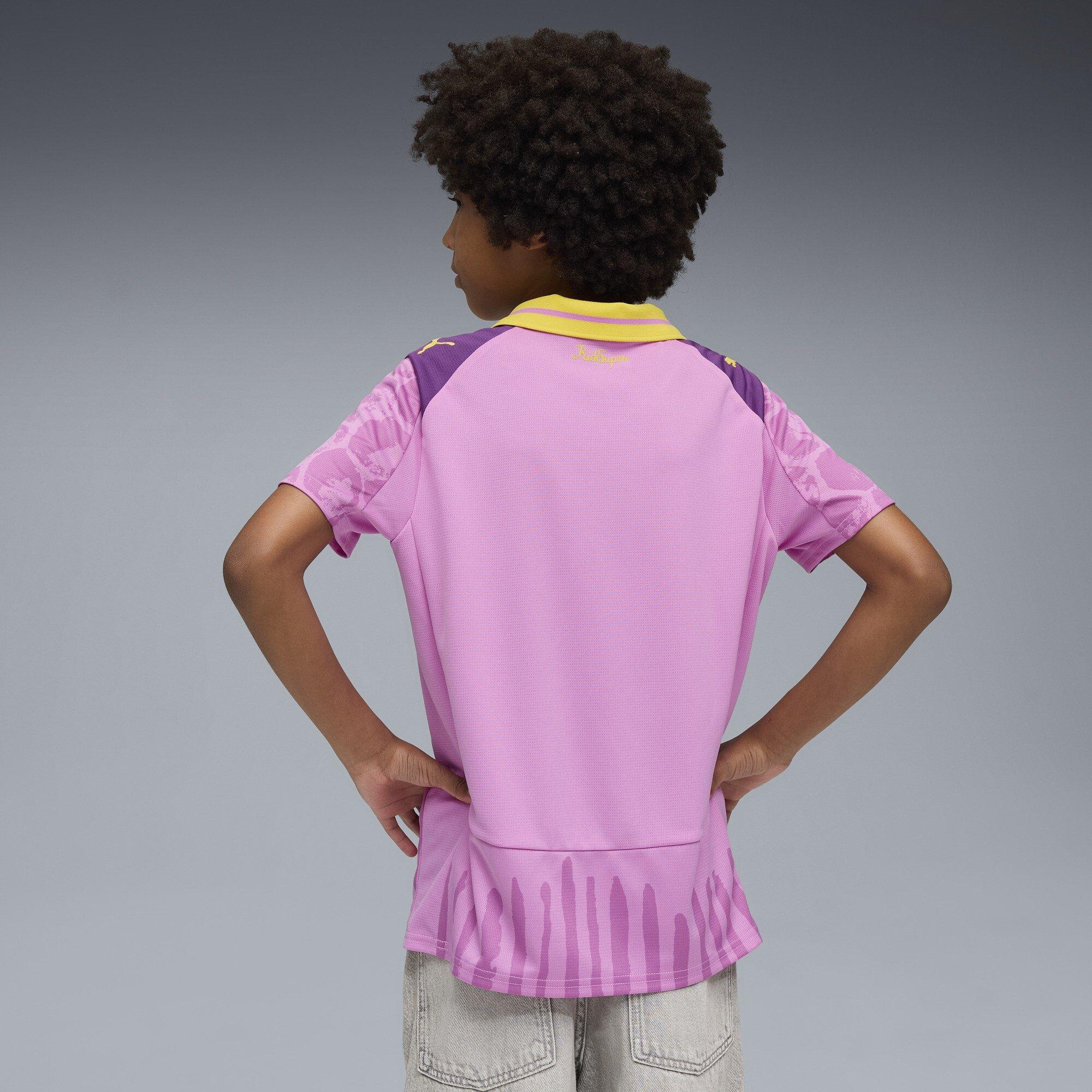 Mauve/Yellow - Puma - x KidsSuper Borussia Dortmund Third Shirt 2025 2026 Juniors - 4
