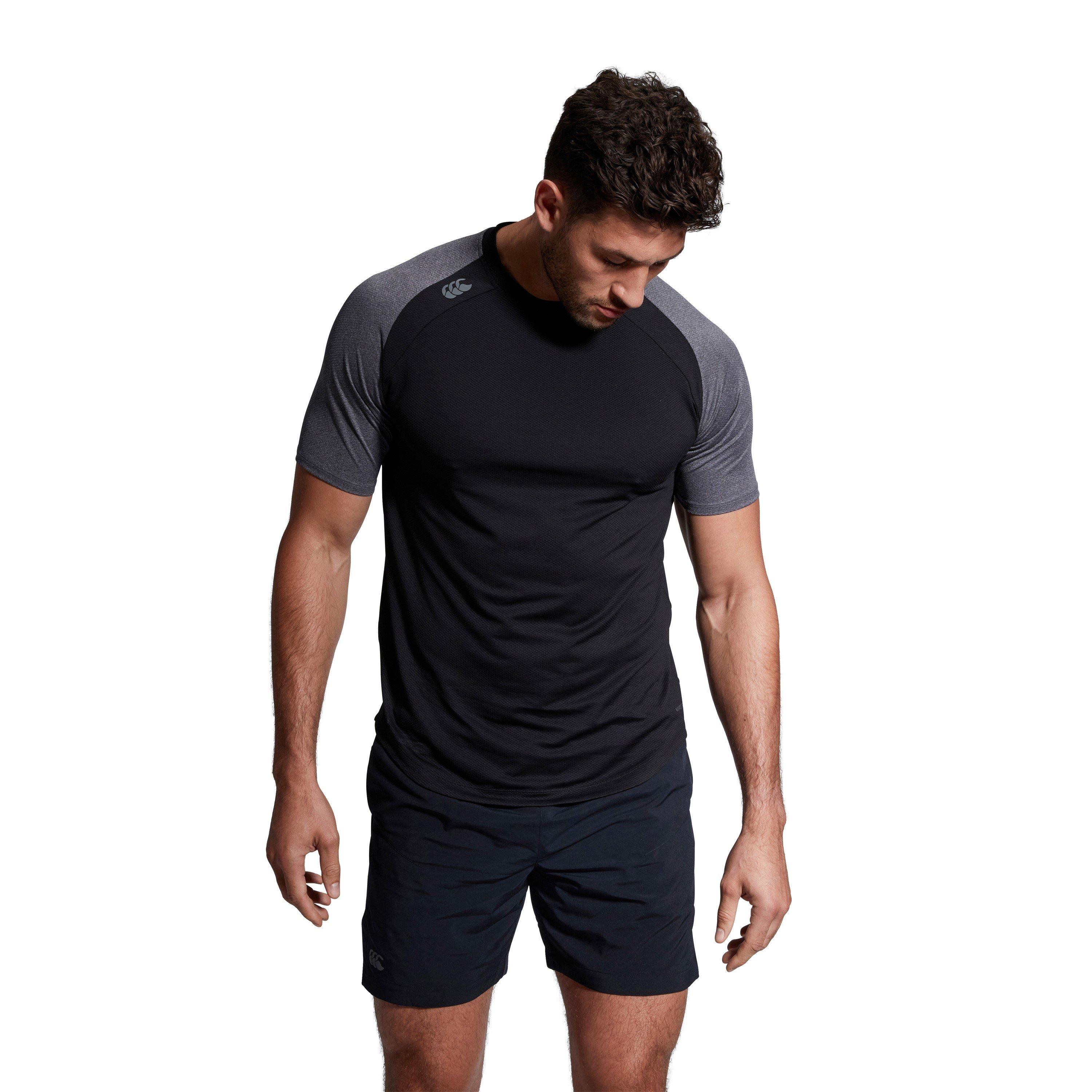 Schwarz/Marl - Canterbury - Elite Training Short-Sleeve Performance T-Shirt - 2