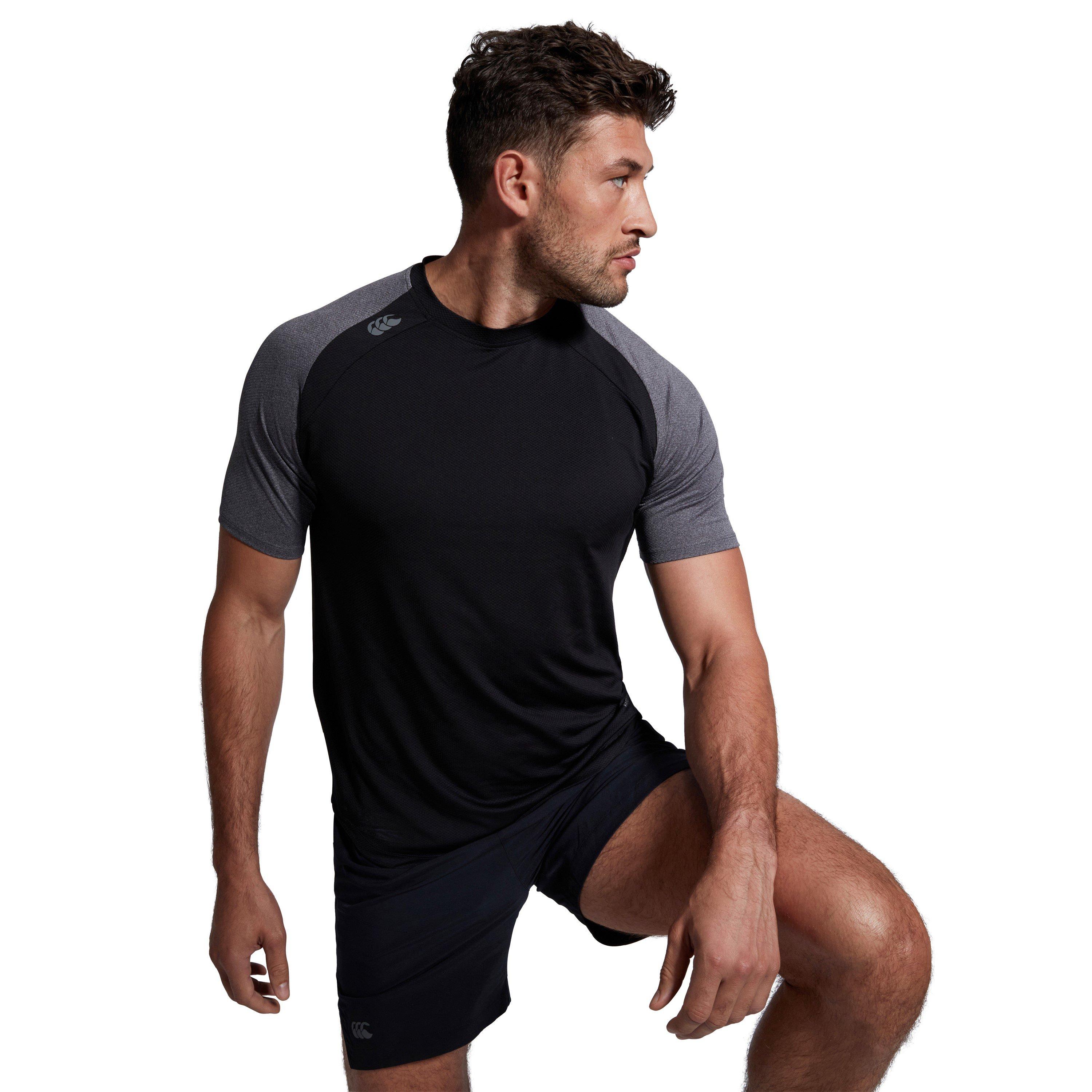 Schwarz/Marl - Canterbury - Elite Training Short-Sleeve Performance T-Shirt - 5