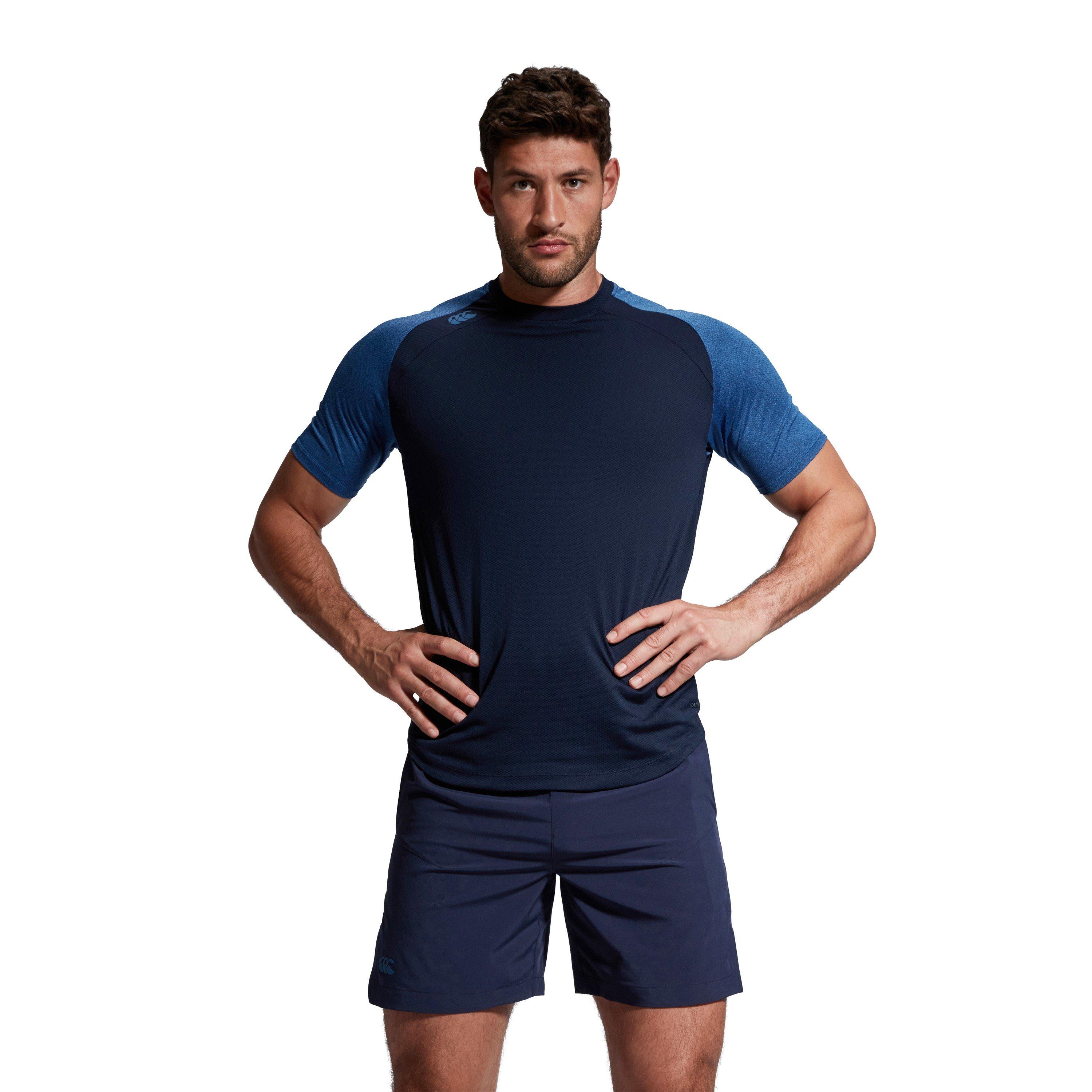 Navy/Marl - Canterbury - Men's Elite Training Short-Sleeve Performance T-Shirt - 3