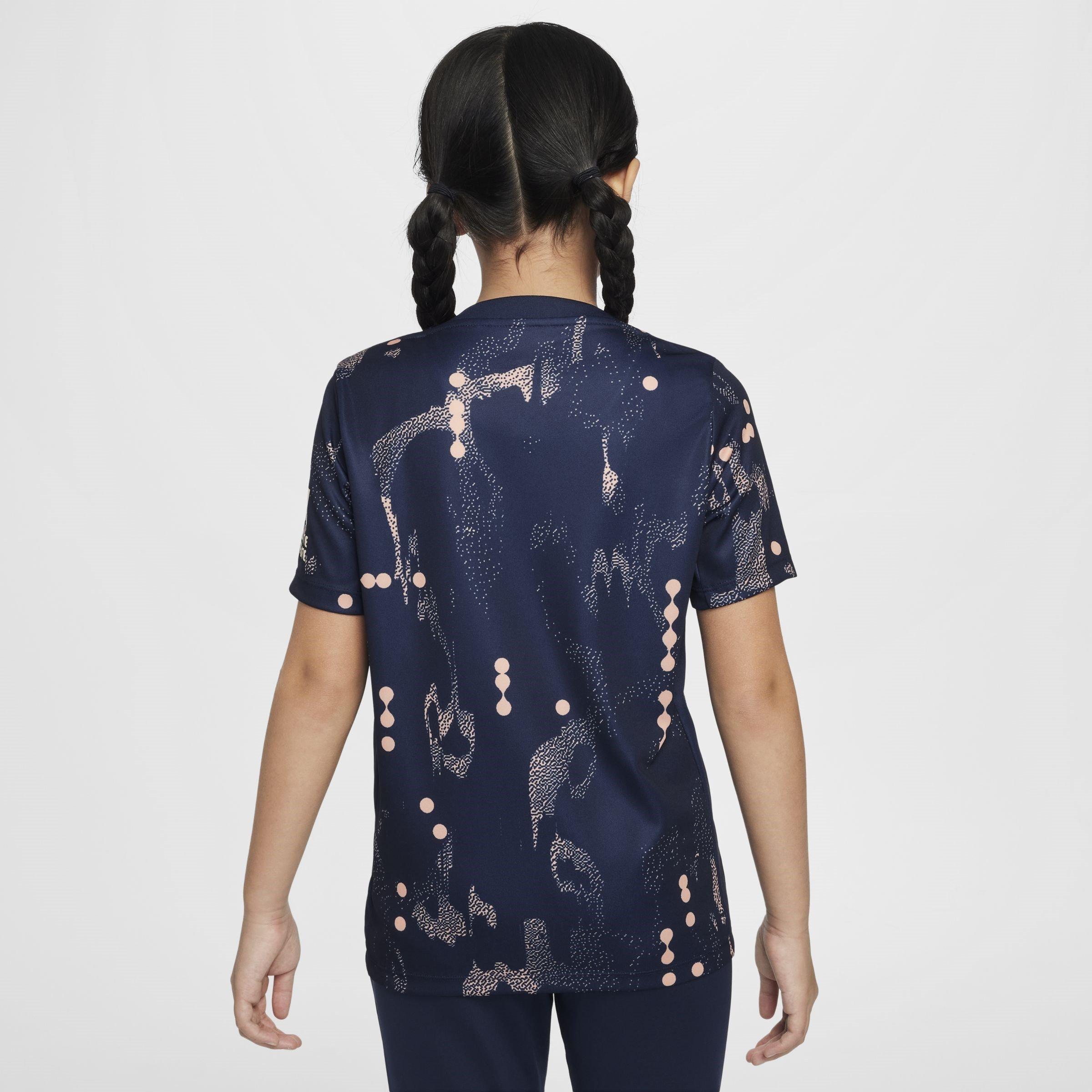 Obsidian/Guava - Nike - Chelsea Pre Match Shirt 2024 2025 Juniors - 2