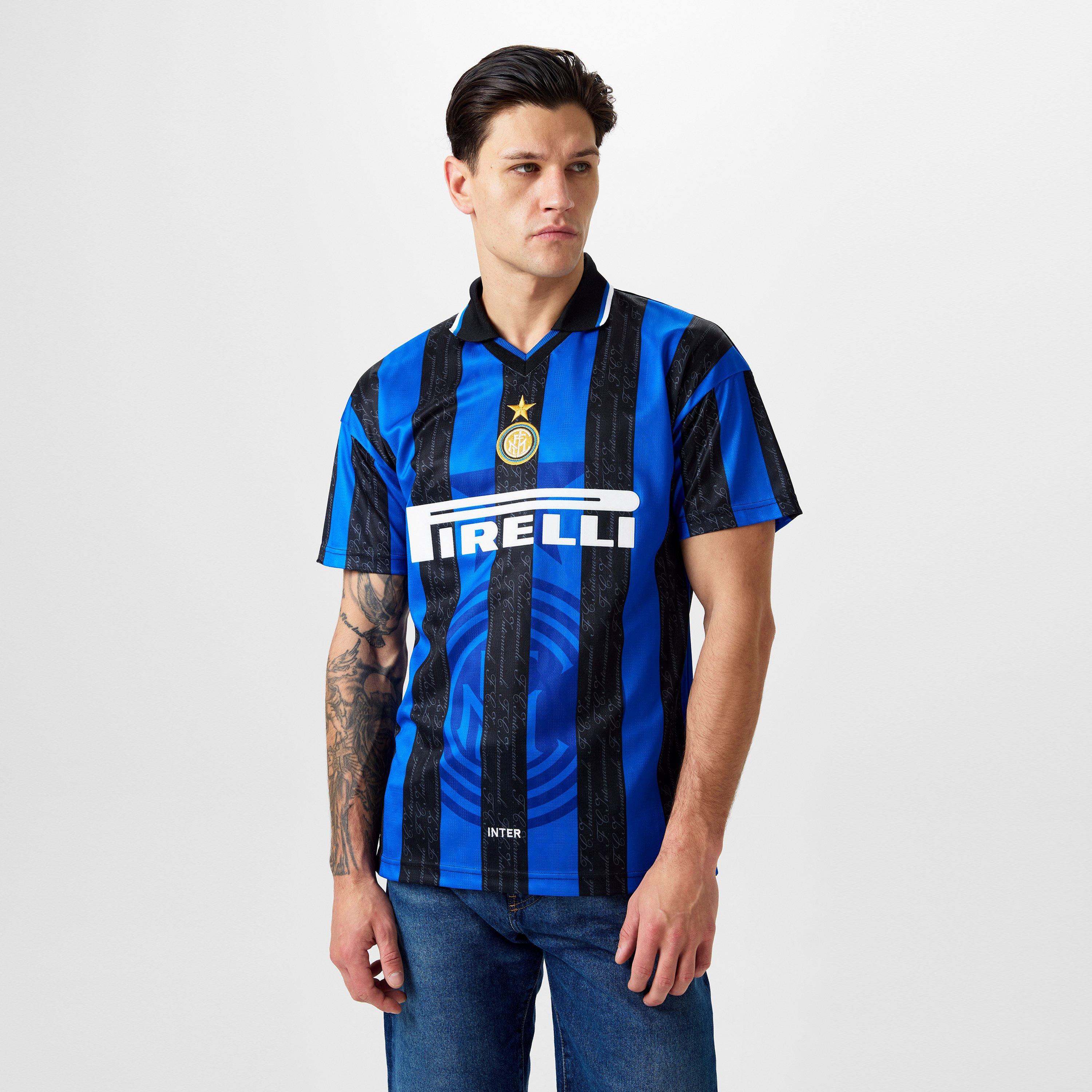Blue/Black - Score Draw - ScoreDraw Inter Milan '98 Home Retro Shirt Adults - 3
