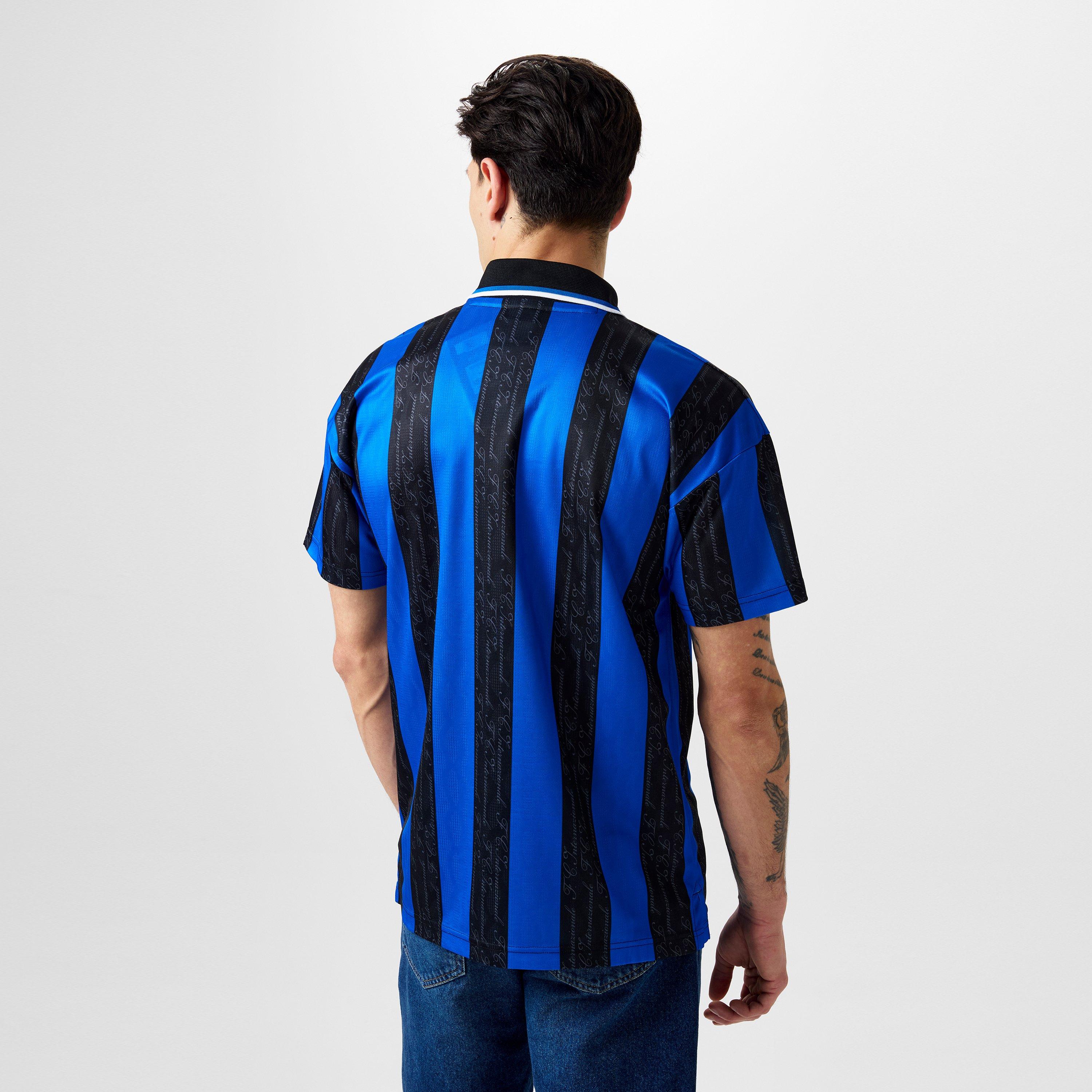Blue/Black - Score Draw - ScoreDraw Inter Milan '98 Home Retro Shirt Adults - 4