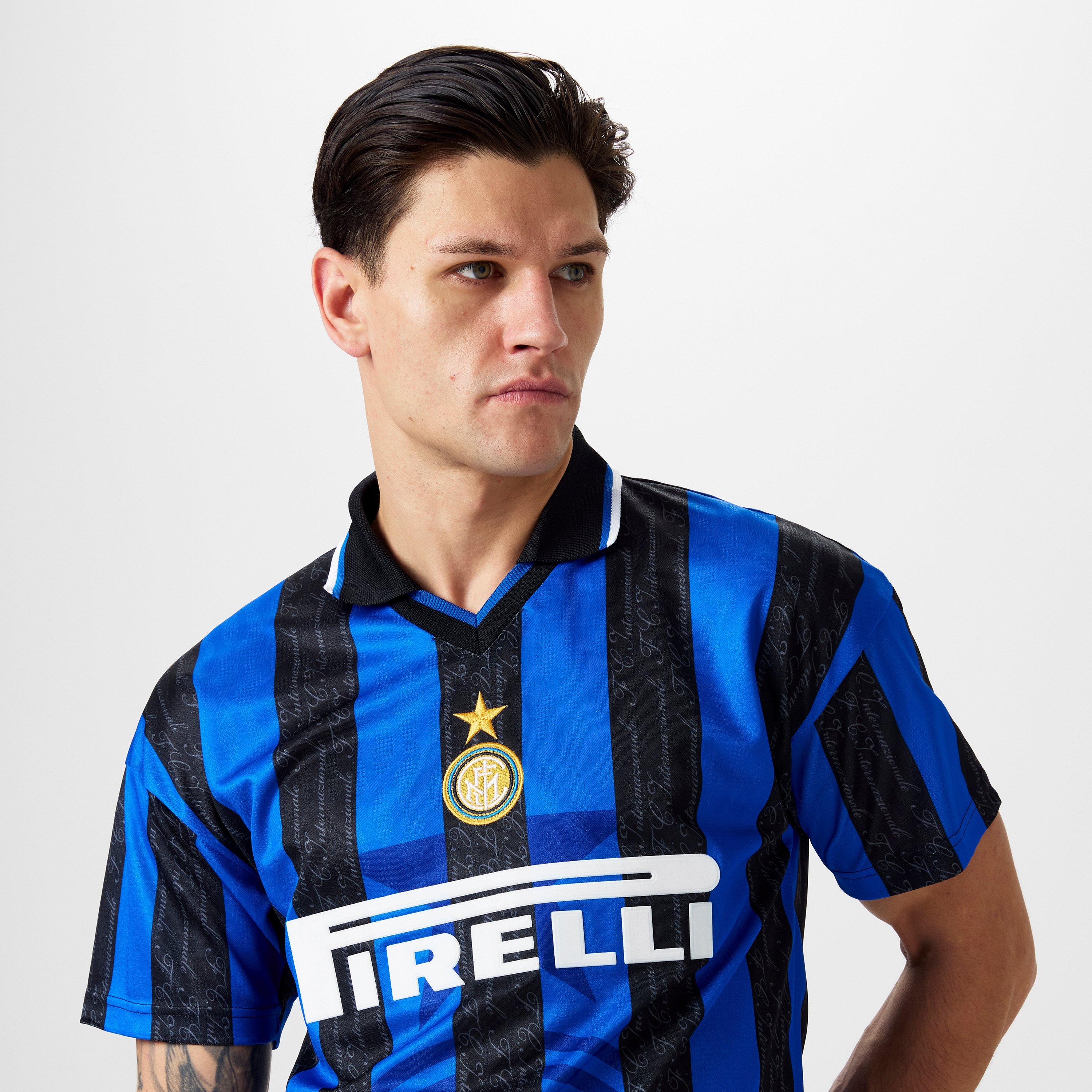 Blue/Black - Score Draw - ScoreDraw Inter Milan '98 Home Retro Shirt Adults - 5