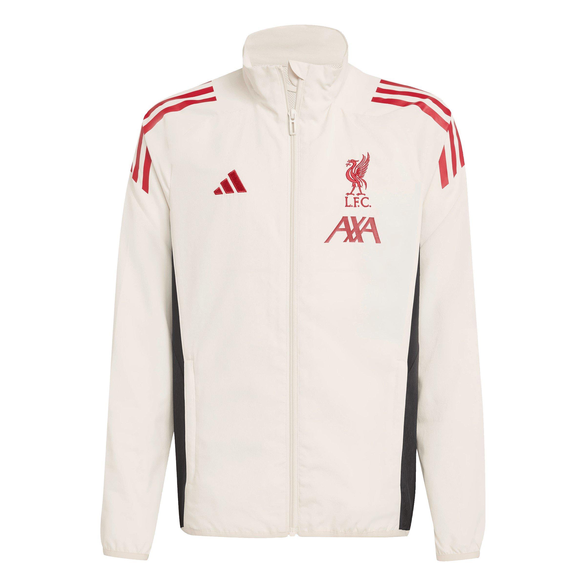 adidas Liverpool Pre Match Jacket 2025 2026 Juniors Licensed