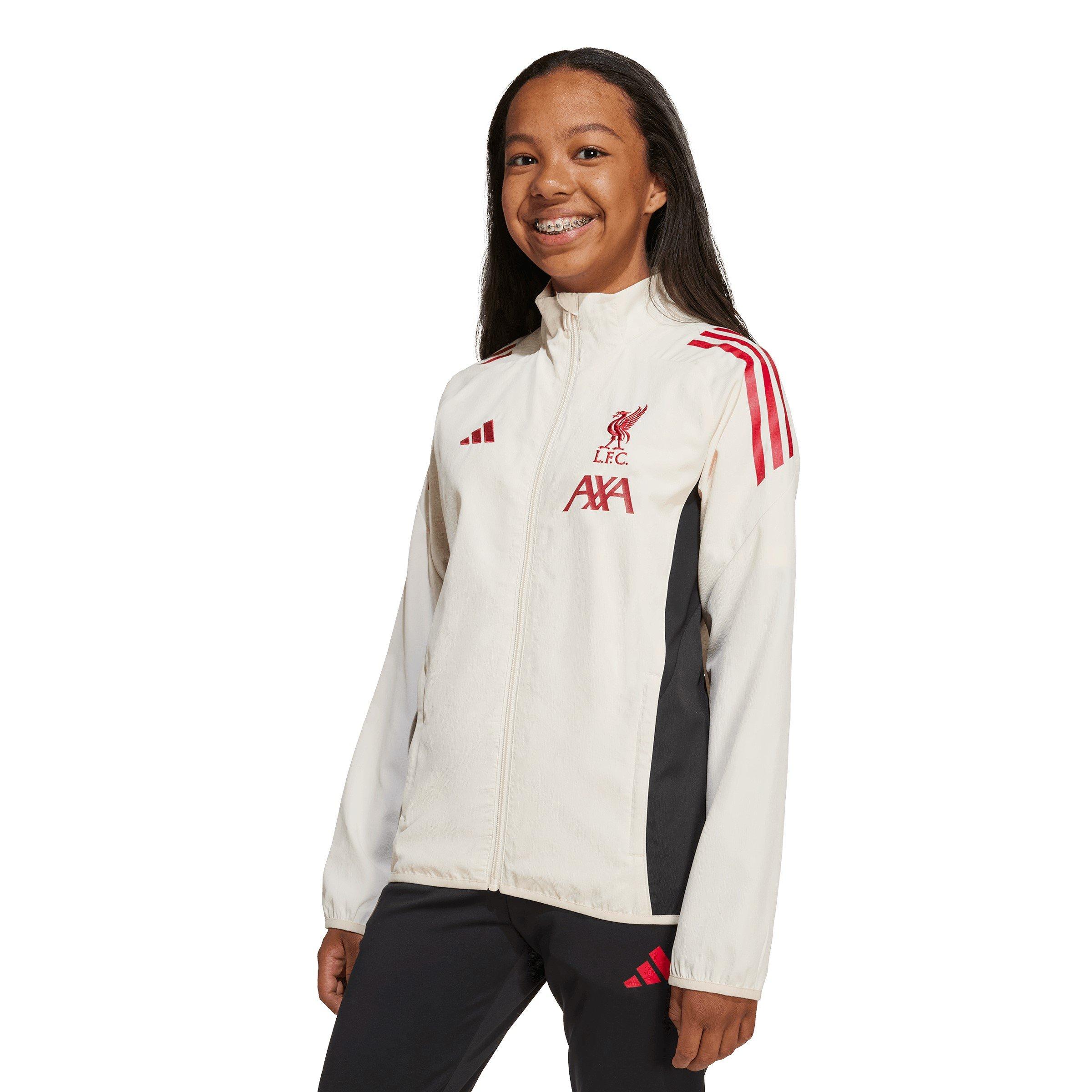 Branco - adidas - Liverpool Pre Match Jacket 2025 2026 Juniors - 4