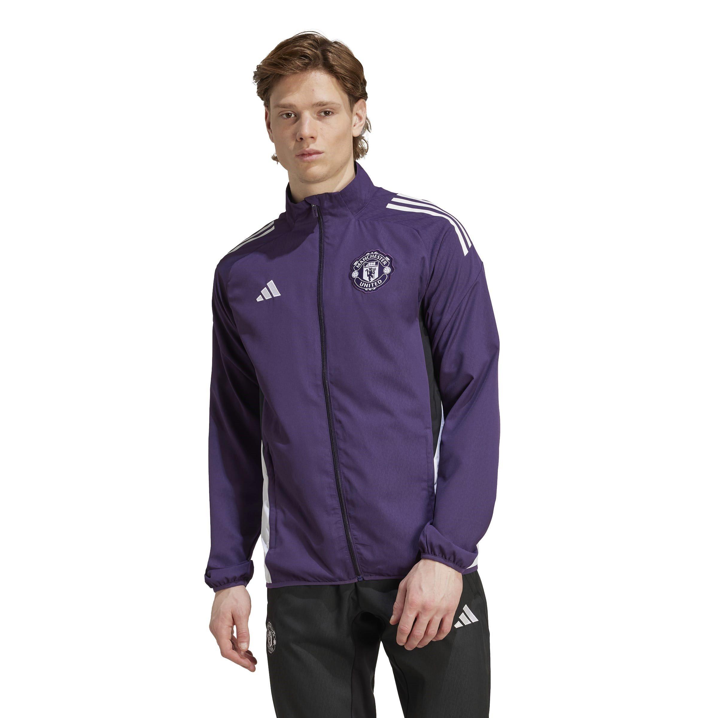 Red - adidas - Manchester United Presentation Jacket 2025 2026 Mens - 2