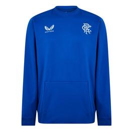 Castore Rangers LS T Shirt Mens