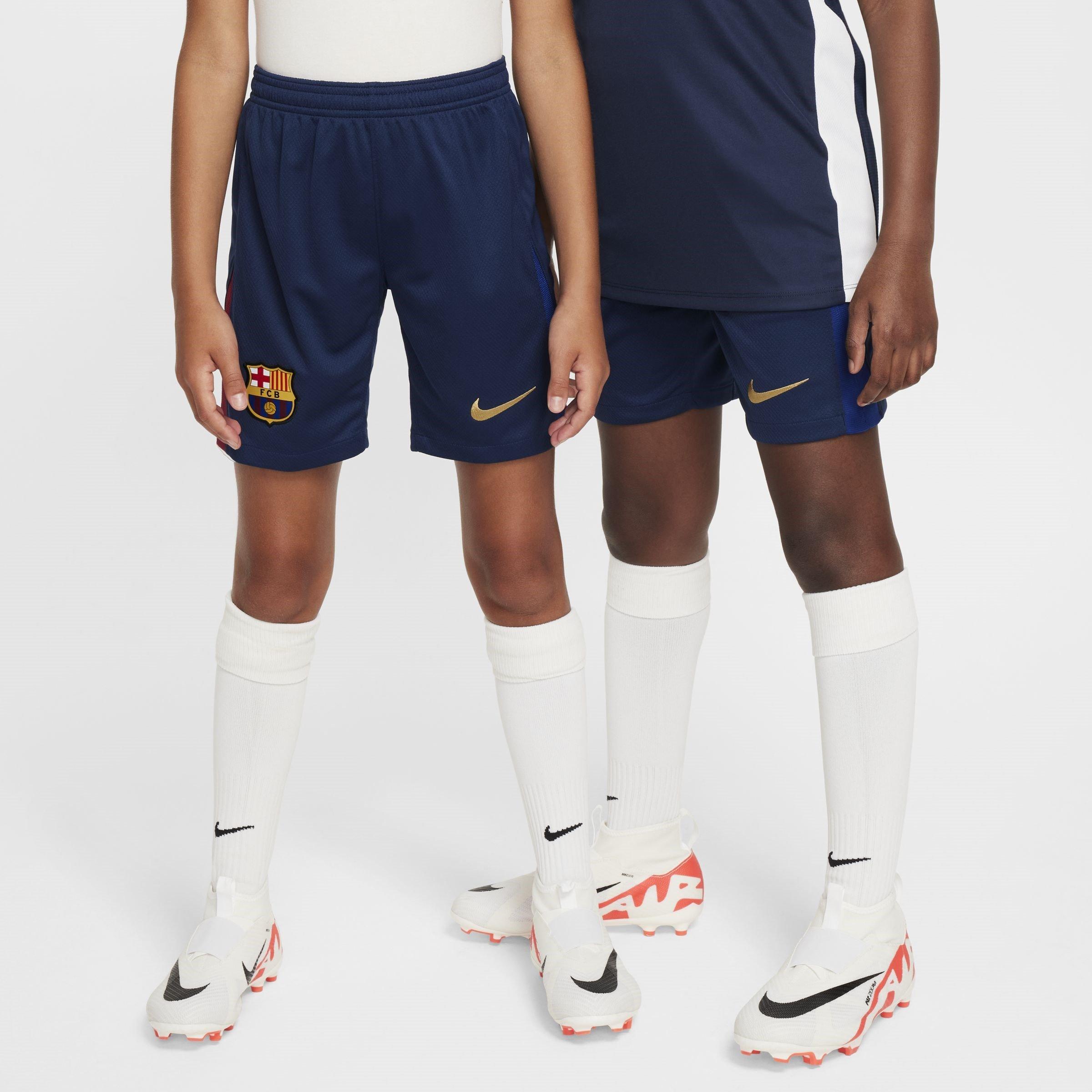 Blue - Nike - Barcelona Home Shorts 2024 2025 Juniors - 1