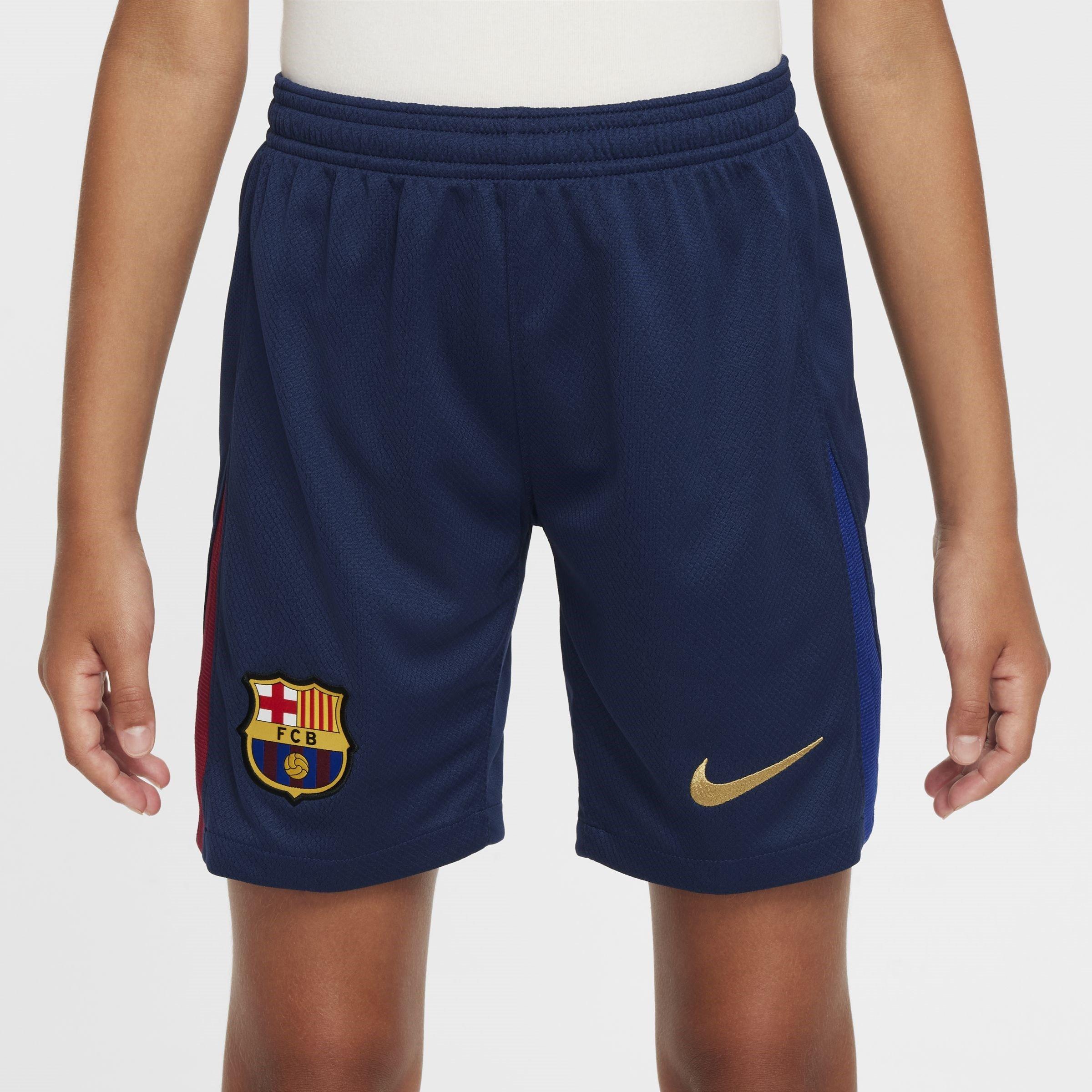 Blau - Nike - Barcelona Home Shorts 2024 2025 Juniors - 3