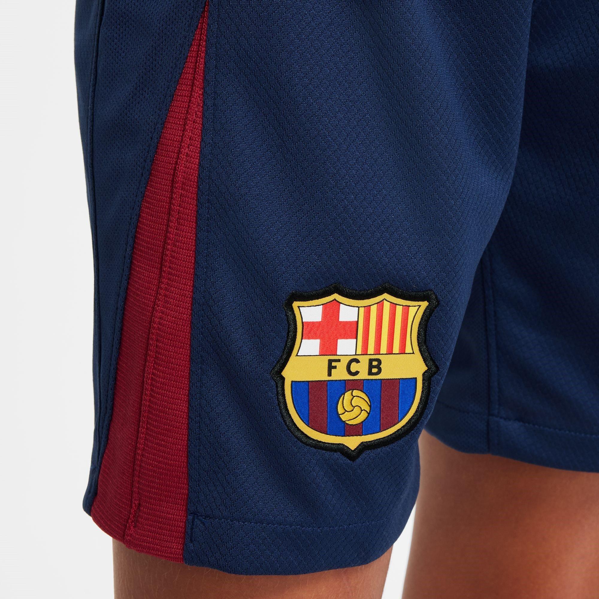 Blau - Nike - Barcelona Home Shorts 2024 2025 Juniors - 7