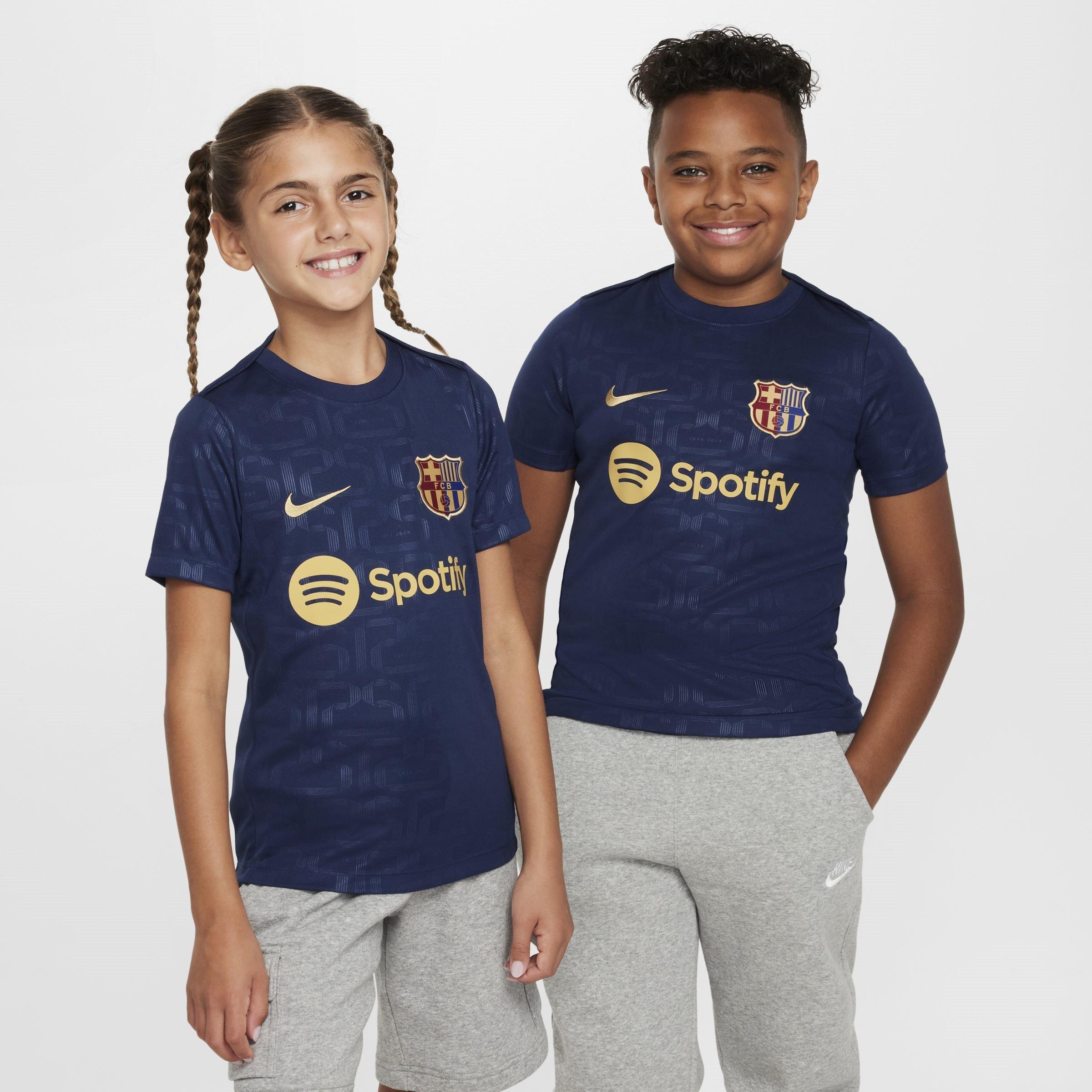 Bleu - Nike - Barcelona Academy Pro Home Pre Match Shirt 2024 2025 Juniors - 1
