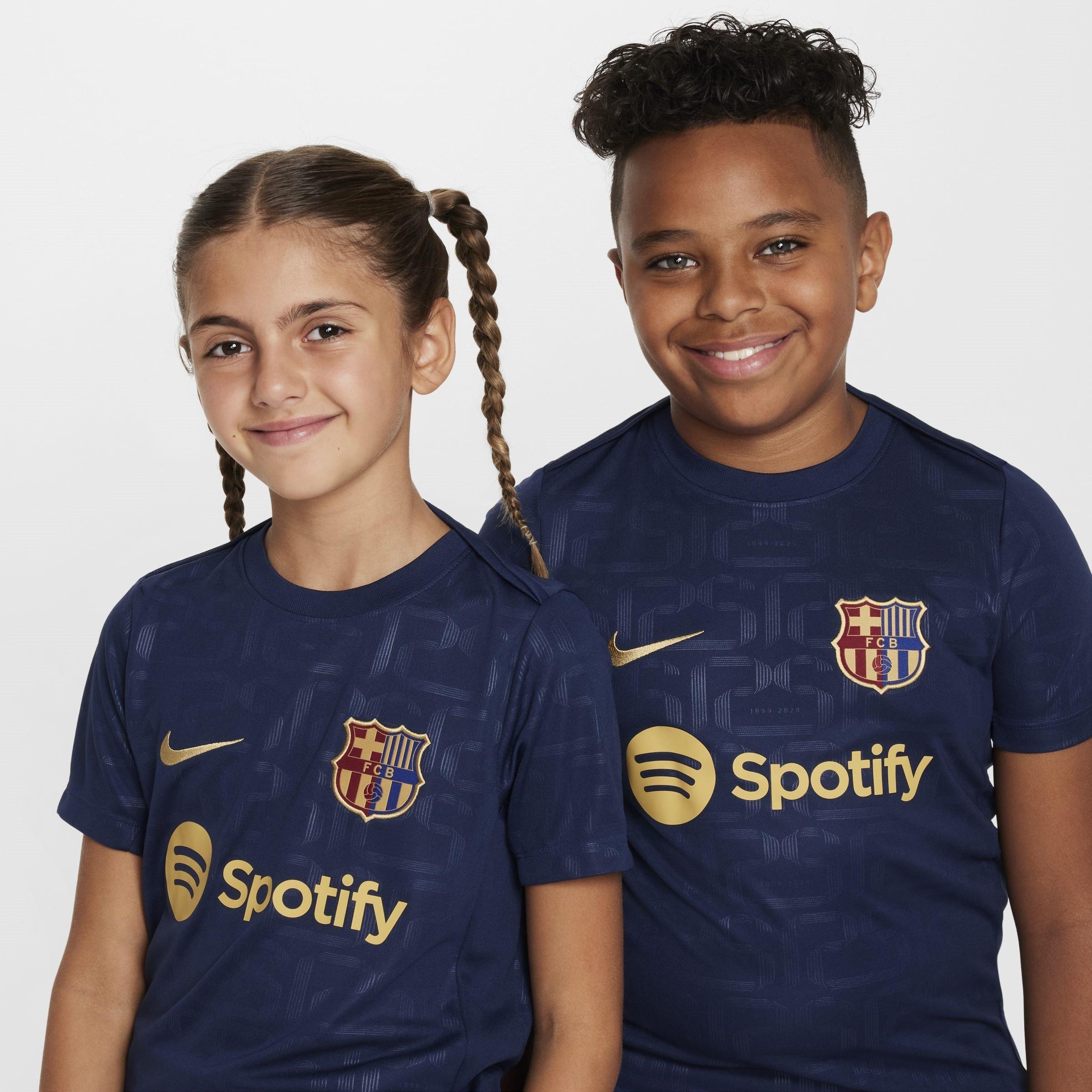 Bleu - Nike - Barcelona Academy Pro Home Pre Match Shirt 2024 2025 Juniors - 3