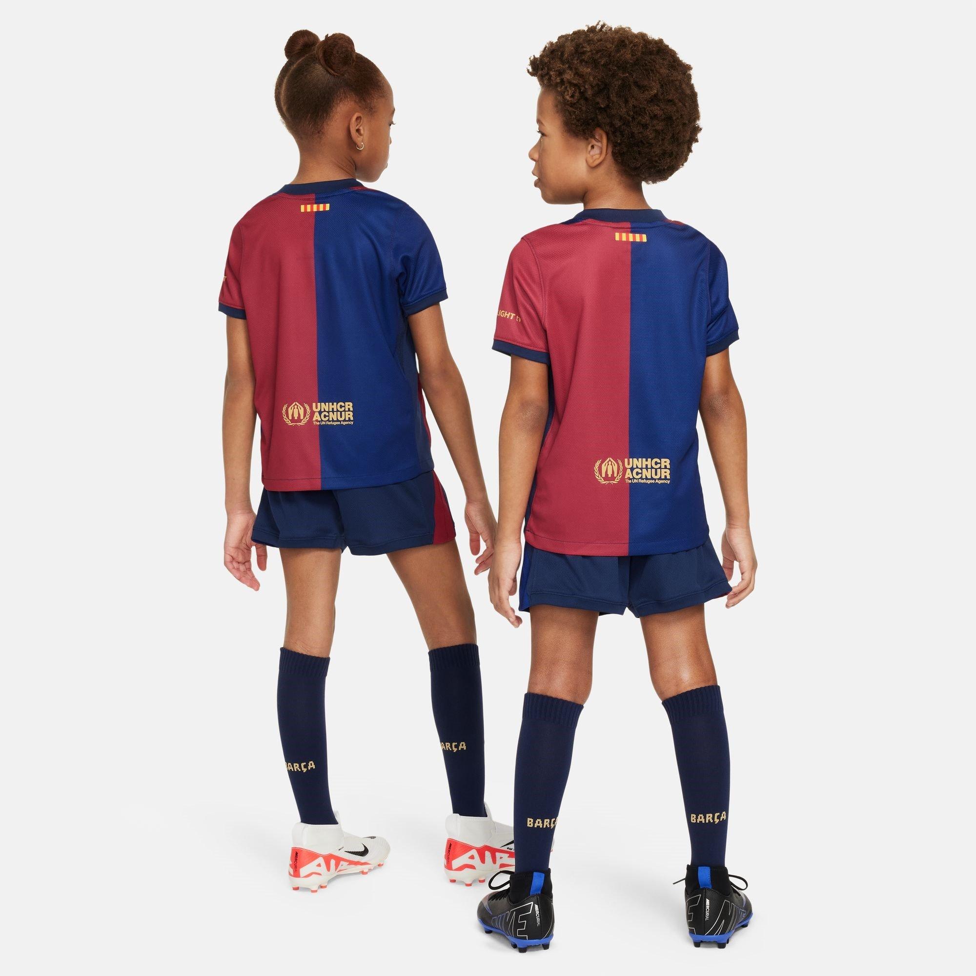 Plava - Nike - Barcelona Home Minikit 2024 2025 Infants - 5