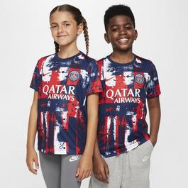 Nike Paris Saint Germain Academy Pro Pre Match Shirt 2024 2025 Juniors