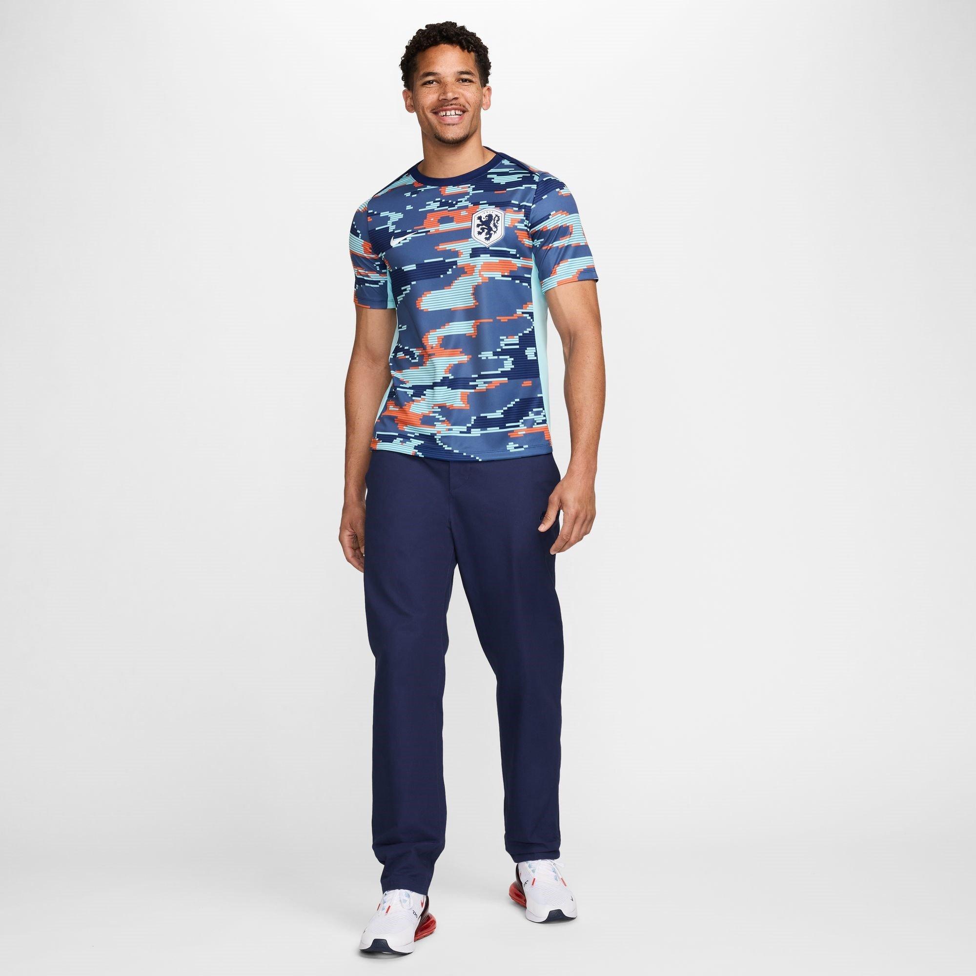 Blauw - Nike - Netherlands Academy Pro Pre Match Shirt 2024 Adults - 6