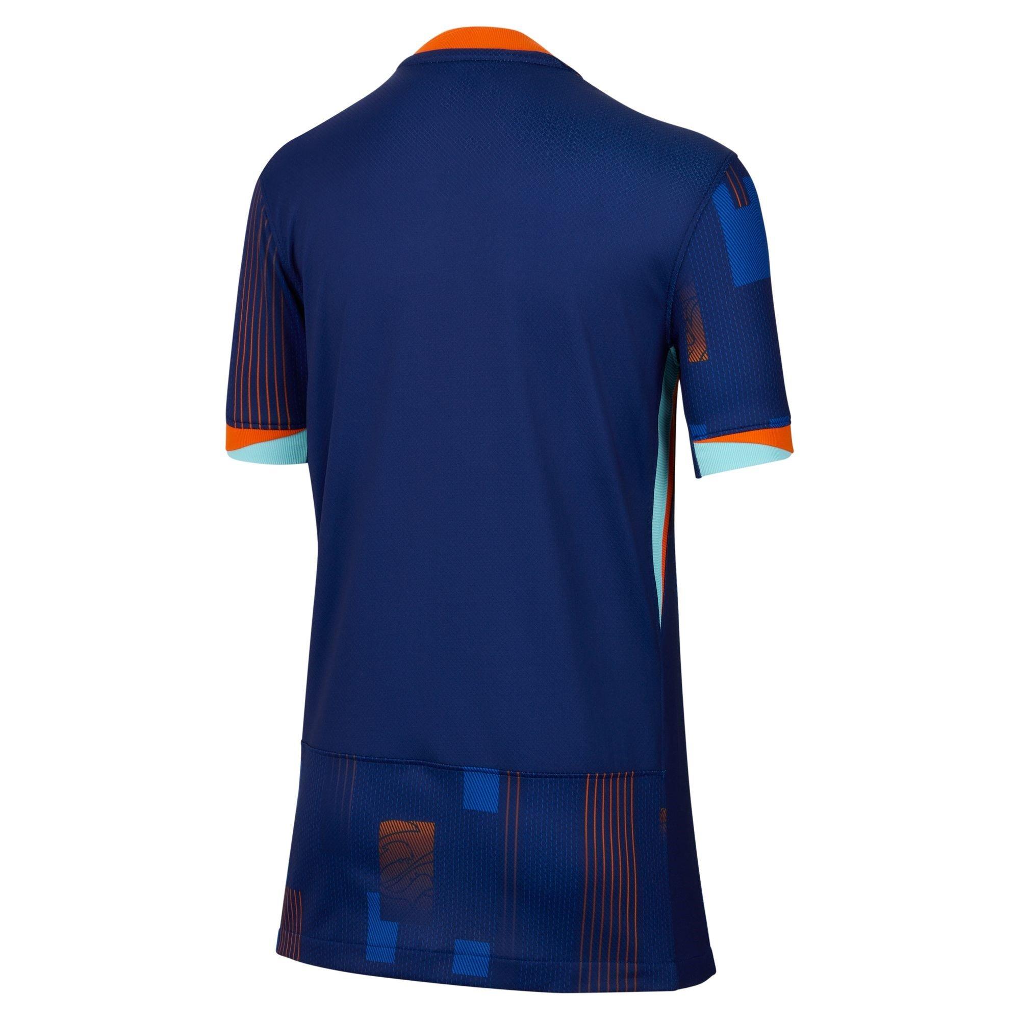 Blauw - Nike - Netherlands Away Shirt 2024 Juniors - 2