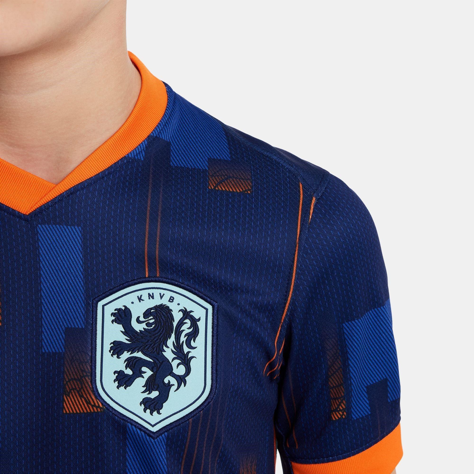 Blauw - Nike - Netherlands Away Shirt 2024 Juniors - 6
