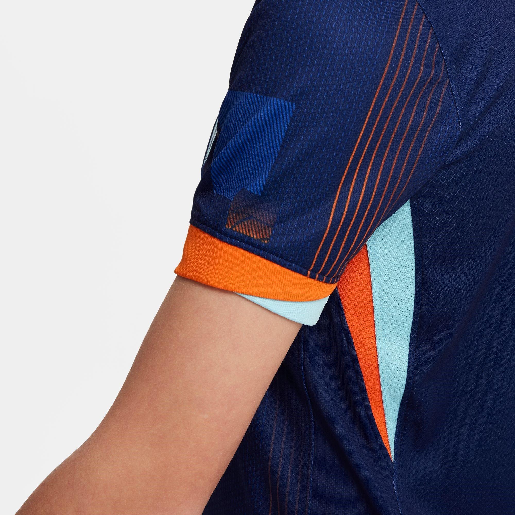 Blauw - Nike - Netherlands Away Shirt 2024 Juniors - 8
