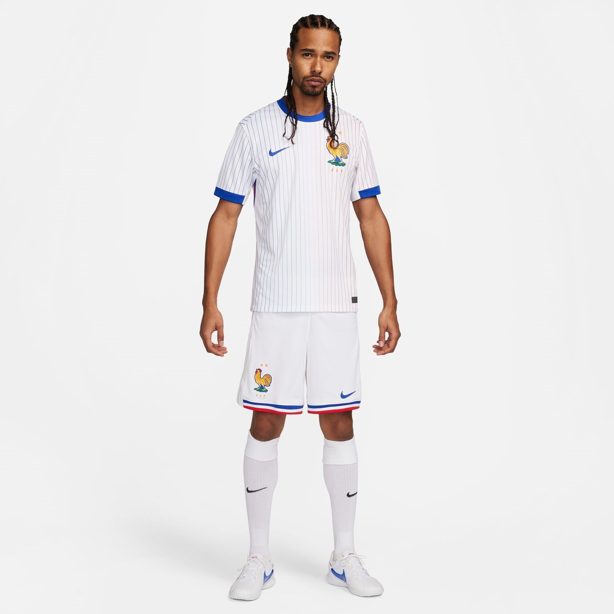 White - Nike - France Home Shorts 2024 Adults - 6