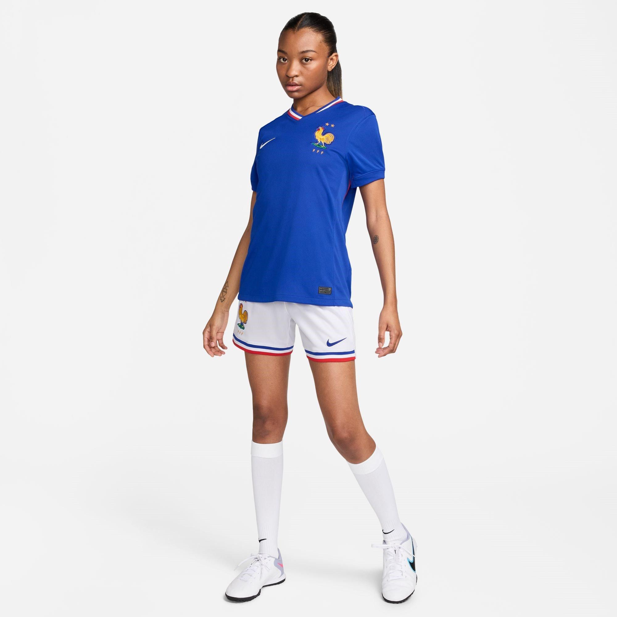 Weiß - Nike - France Home Shorts 2024 Womens - 7