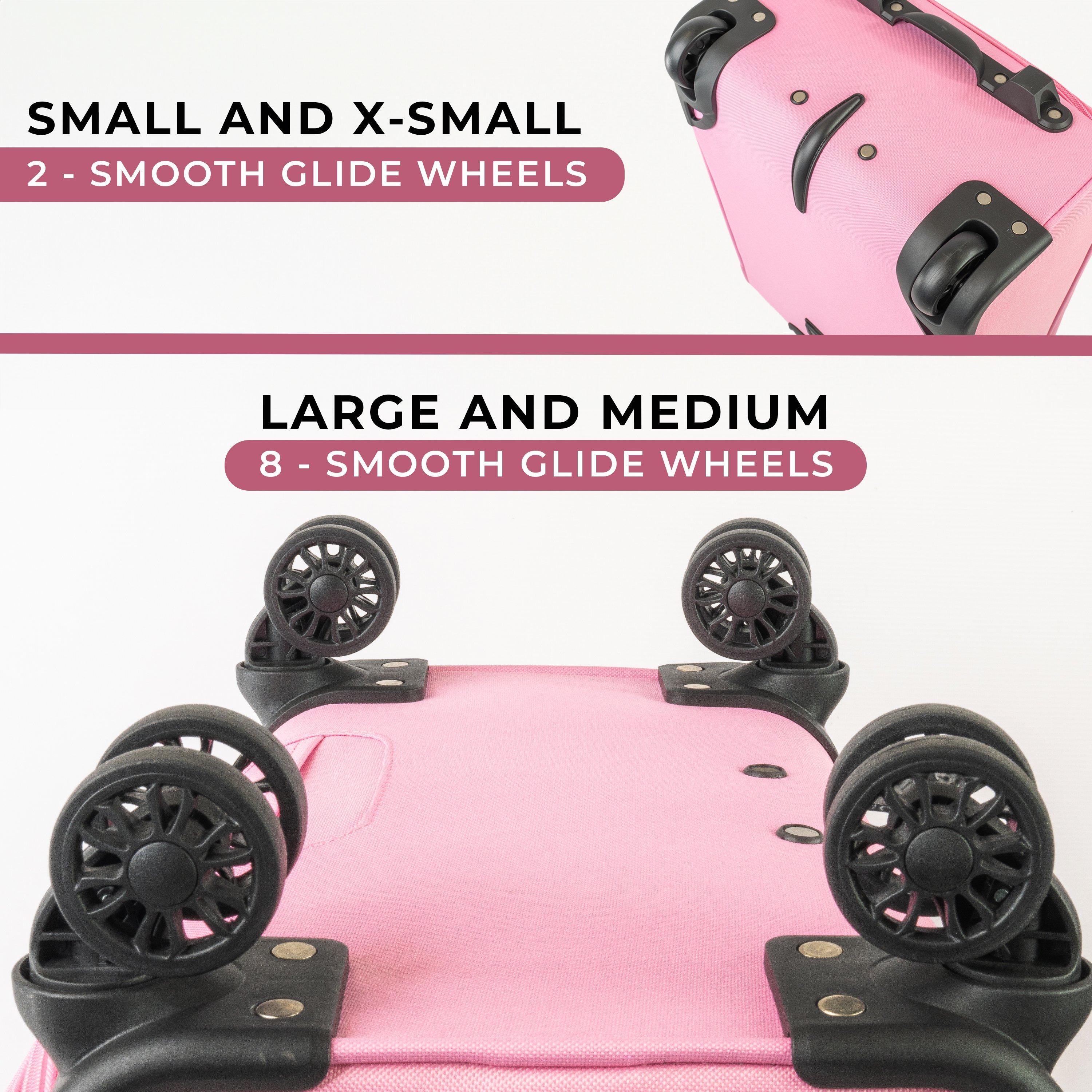 Pink - A2B - 22 Odyssey Cabin Case Lightweight Carry On Luggae - 5