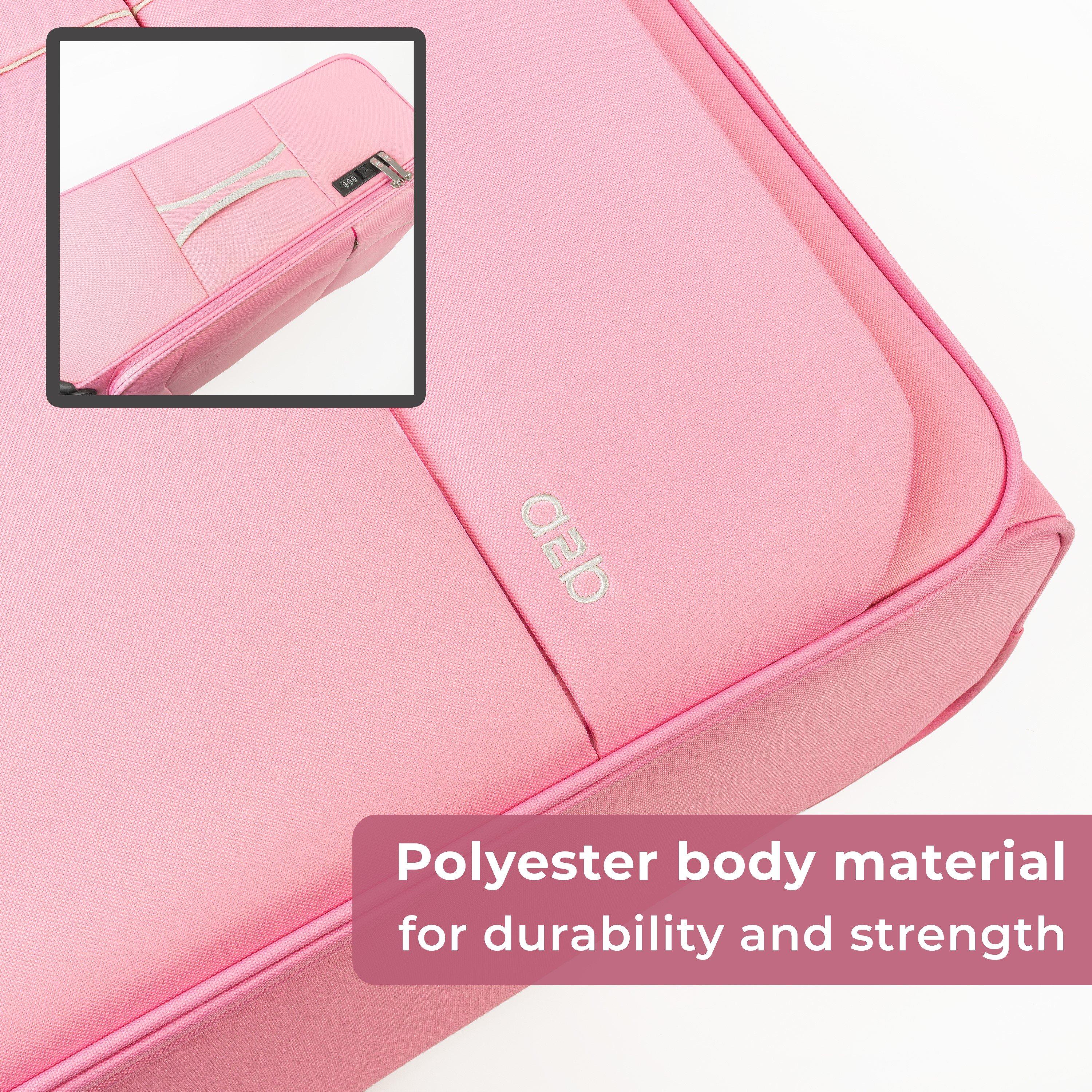 Pink - A2B - 22 Odyssey Cabin Case Lightweight Carry On Luggae - 8