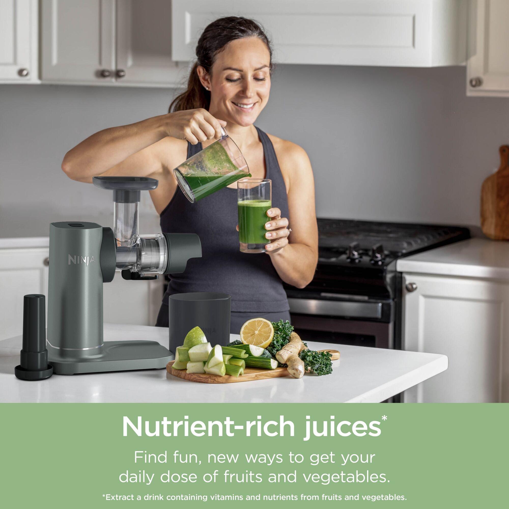Black - Ninja - 3-in-1 Cold Press Juicer JC152UK Black - 13