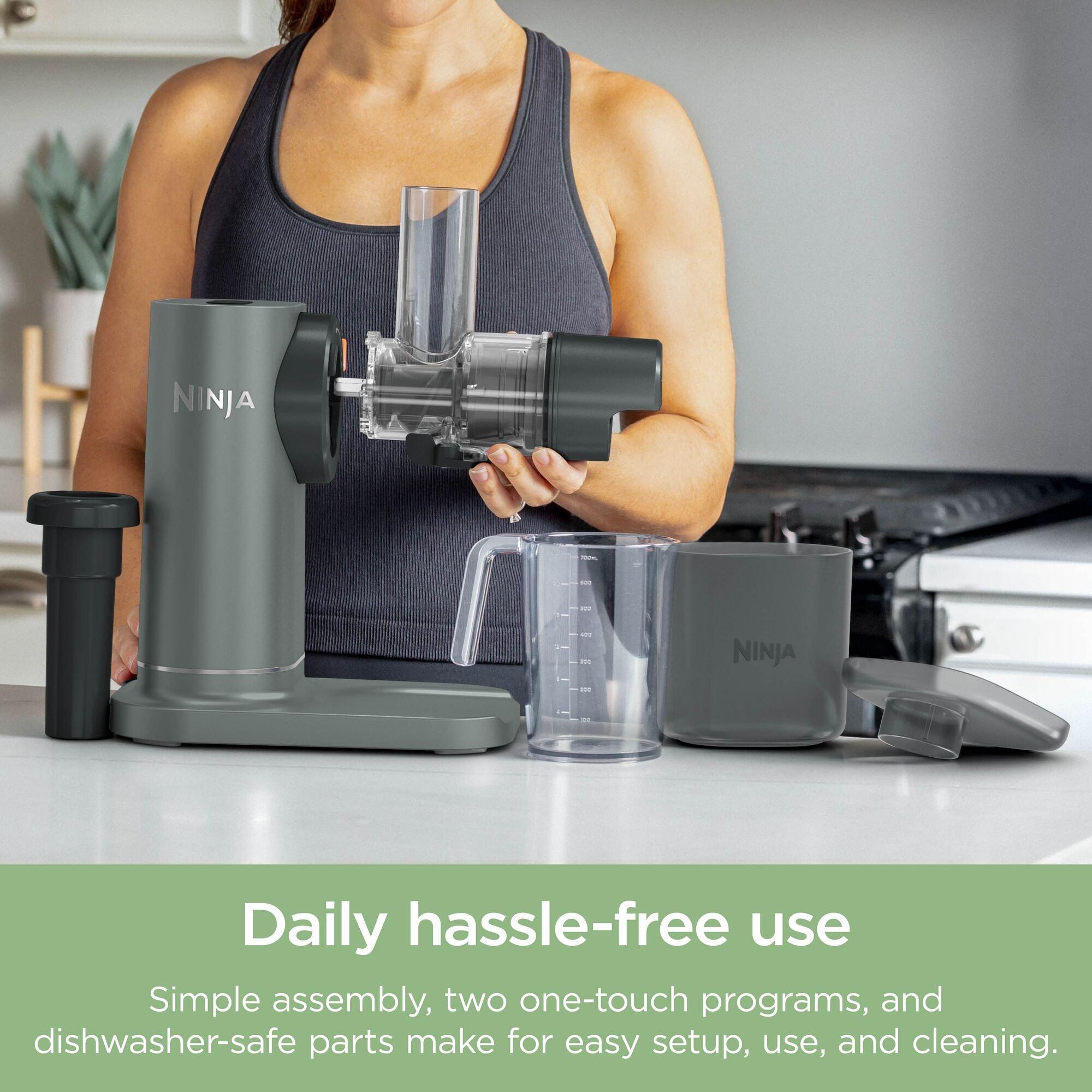Black - Ninja - 3-in-1 Cold Press Juicer JC152UK Black - 14