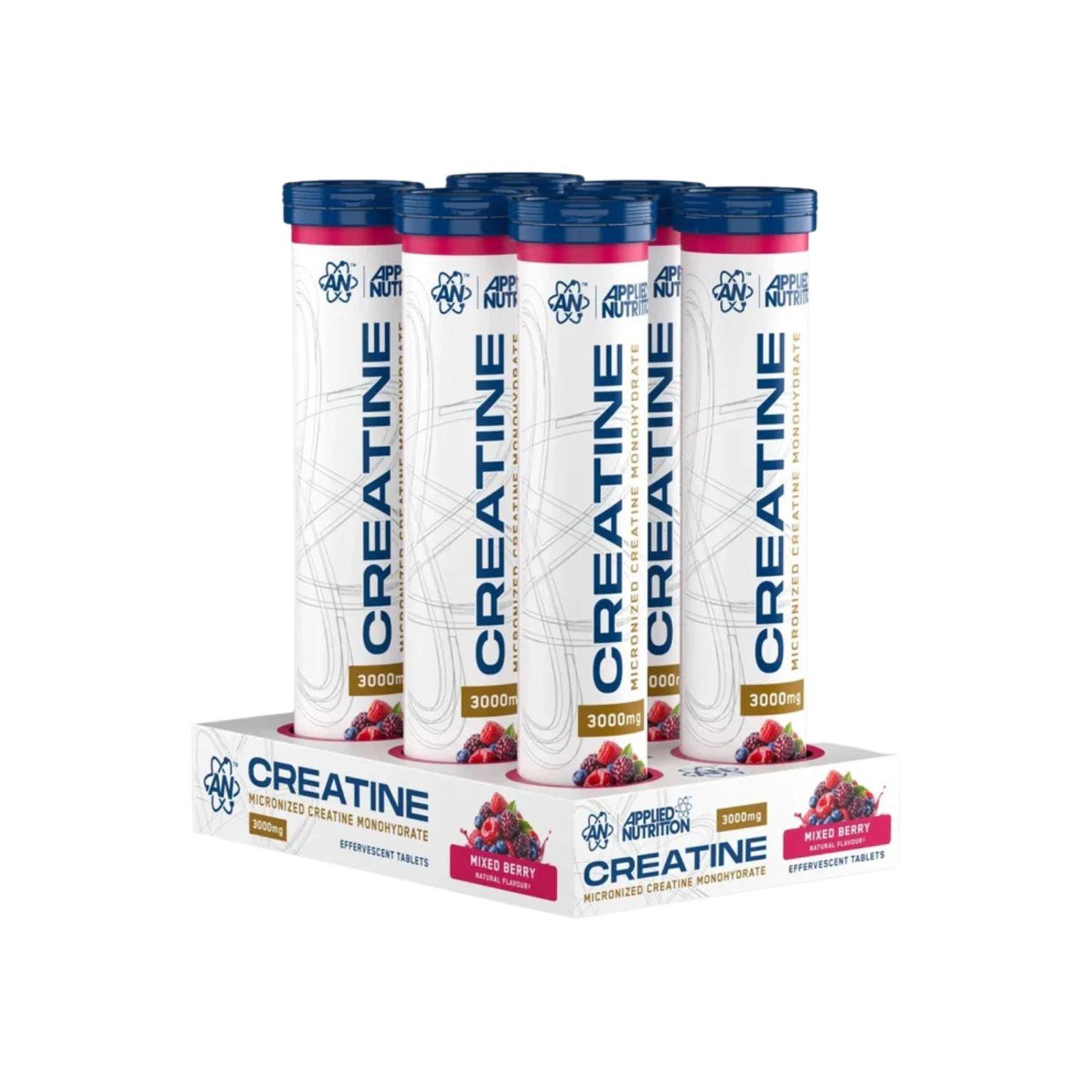Applied Nutrition: Creatine Monohydrate Effervescent Tablets (6 Tubes x 16 Tabs)
