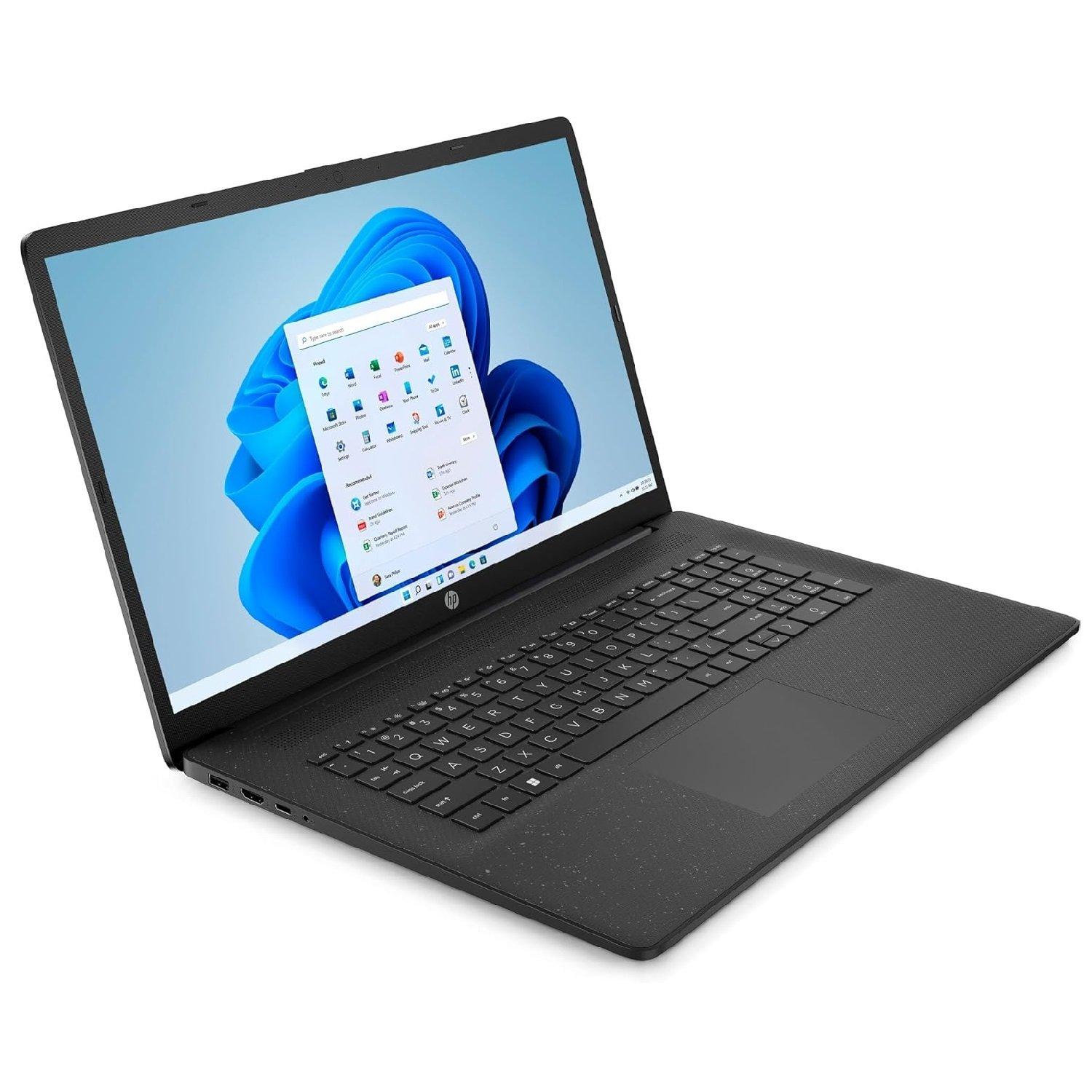 Black - HP - HP 17 Laptop, Intel, 4GB, 128GB, Win11, MS Office - 3