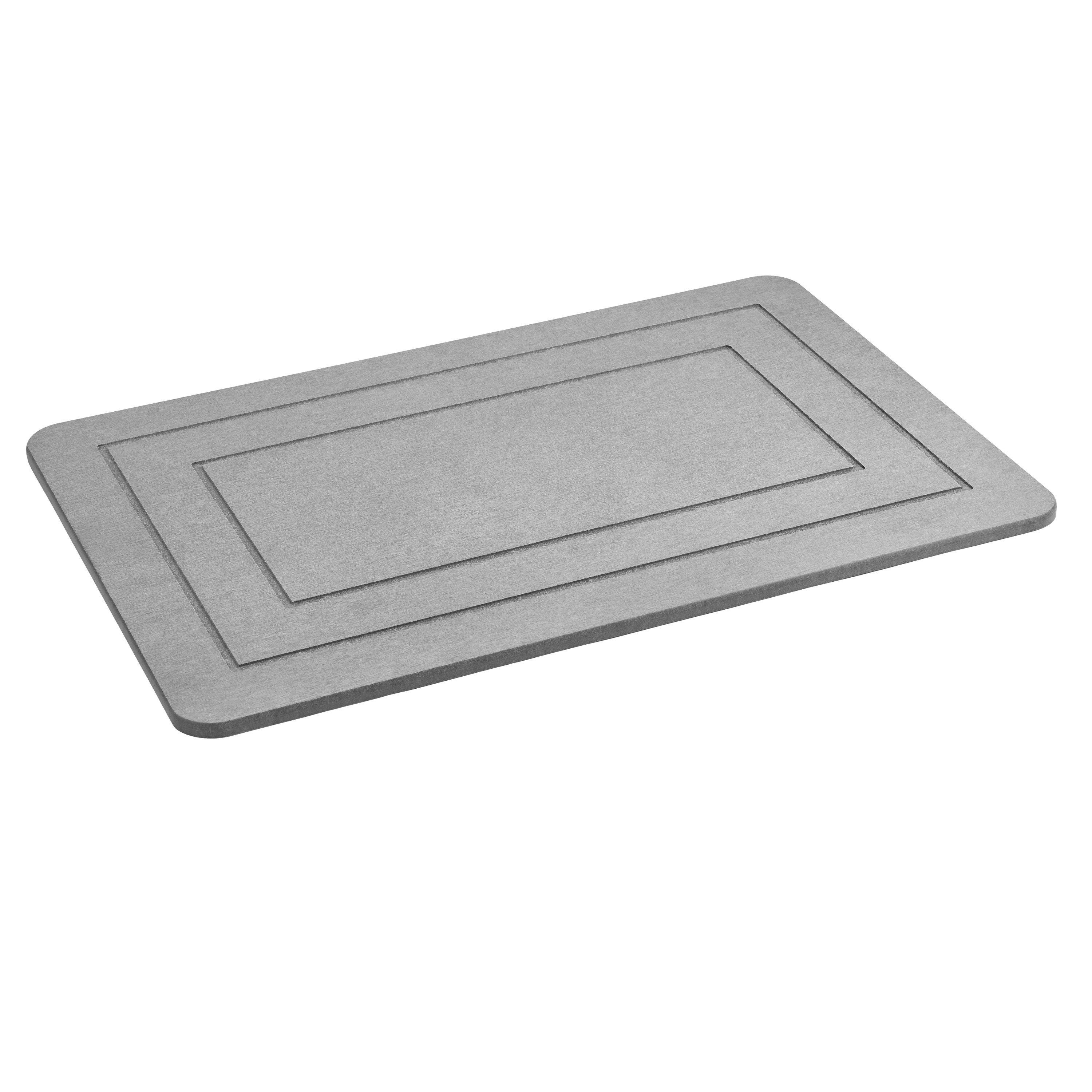 Charcoal Grey - Emma Barclay - Bath Mat Stone Super Absorbent Diatomite - 7