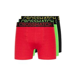 Crosshatch 3 Pack of Highlighter Boxers