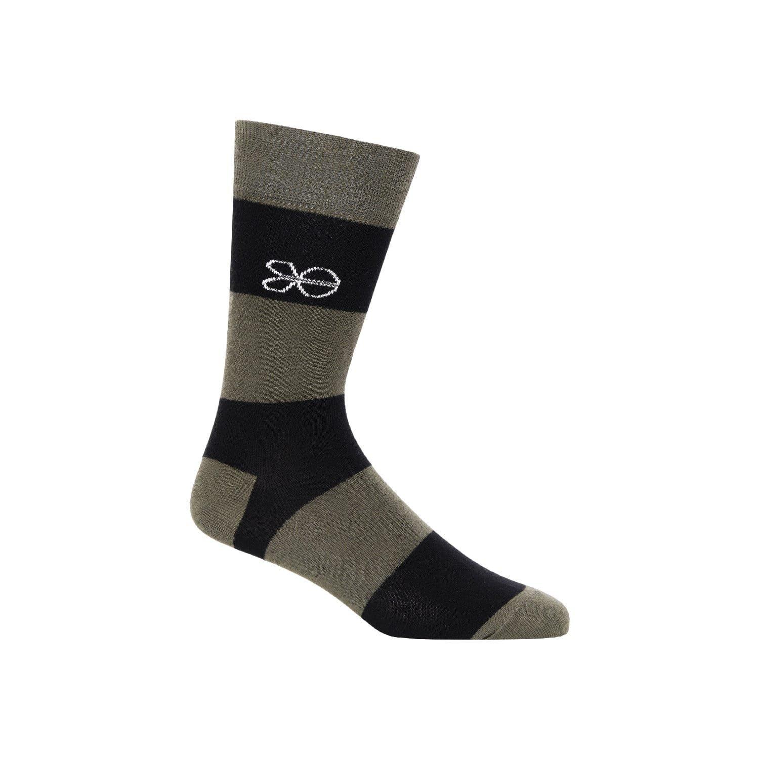 Multi Colour - Crosshatch - 5 Pack of Milato Socks - 5