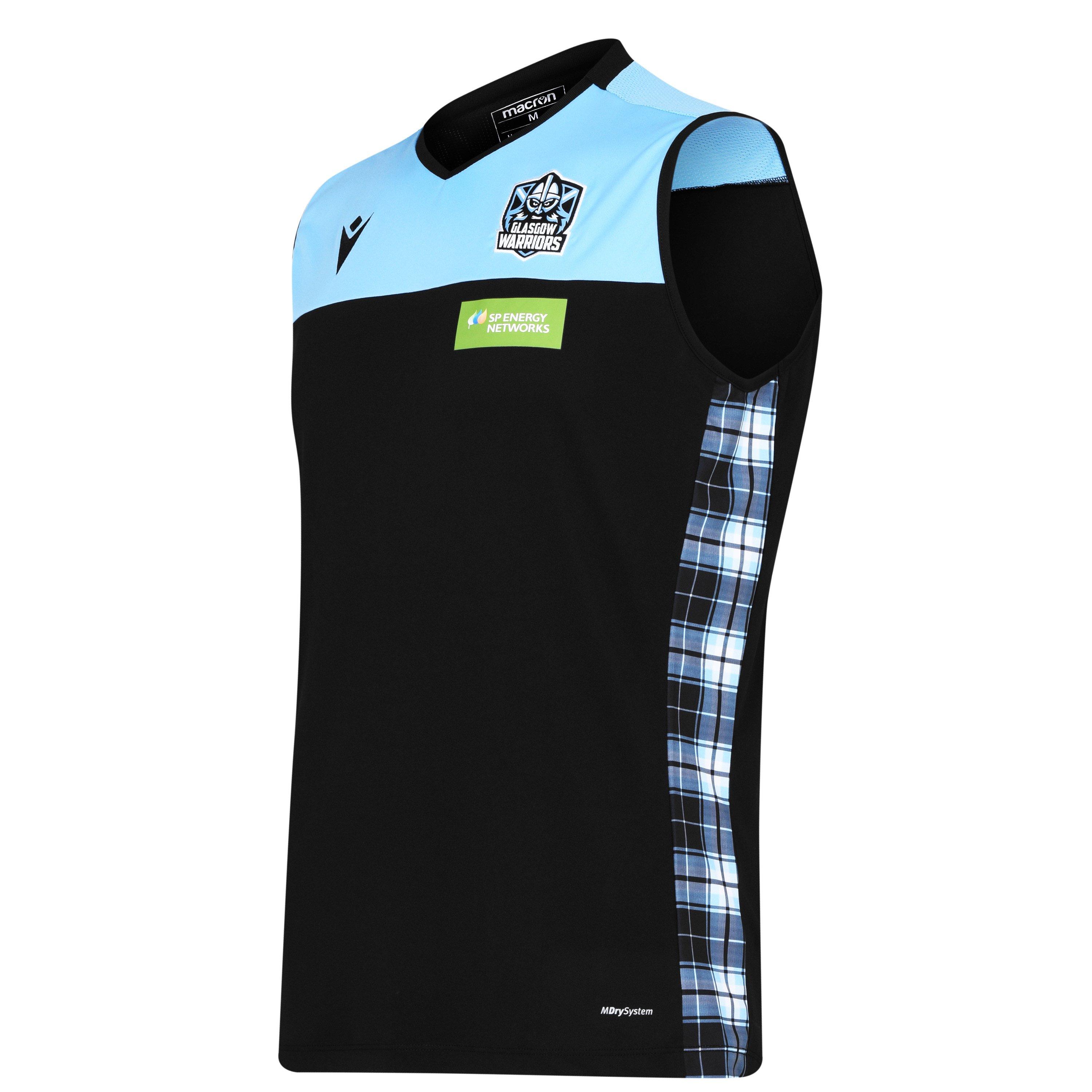 Preto - Macron - Glasgow Singlet Vest 2022 2023 Mens - 7