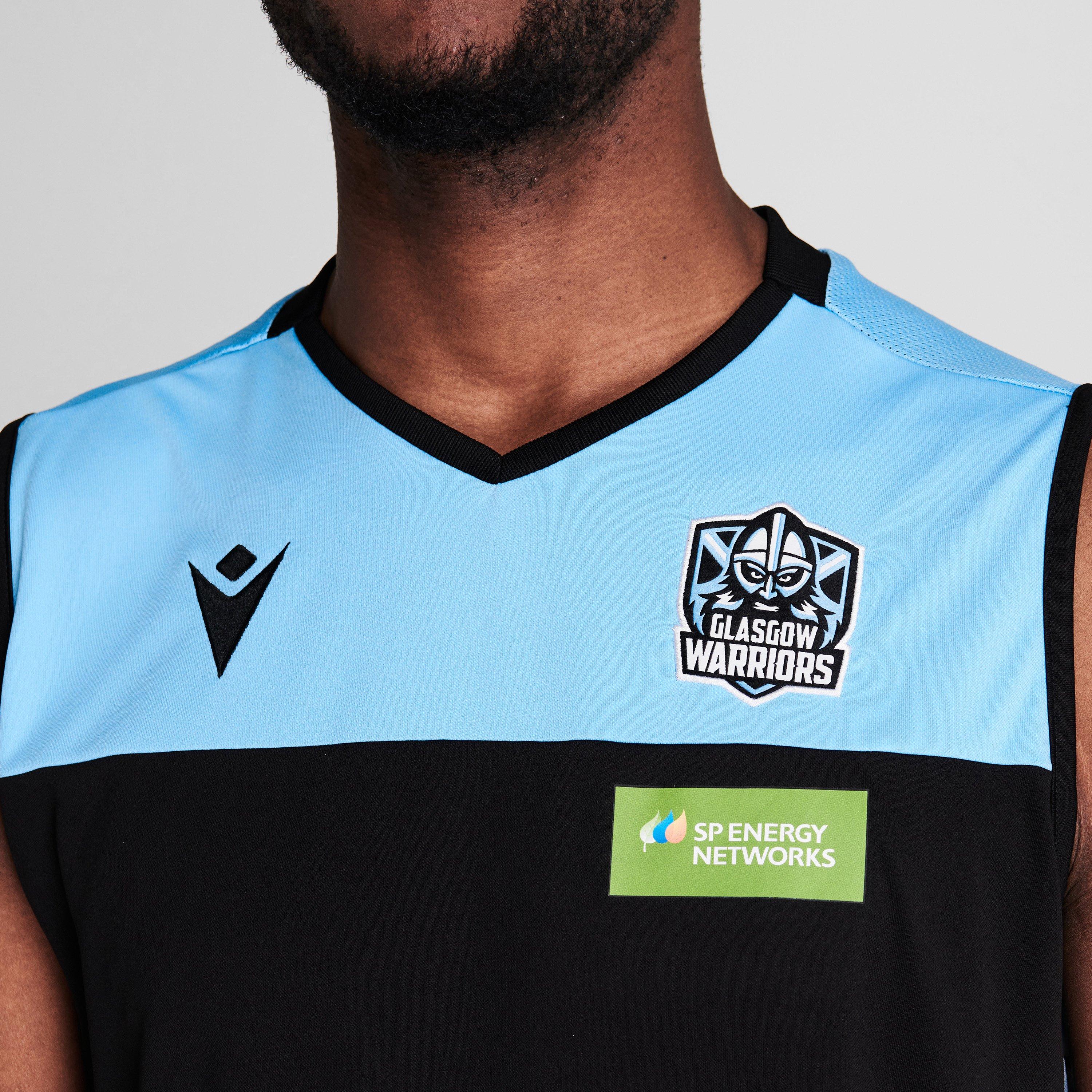 Preto - Macron - Glasgow Singlet Vest 2022 2023 Mens - 4