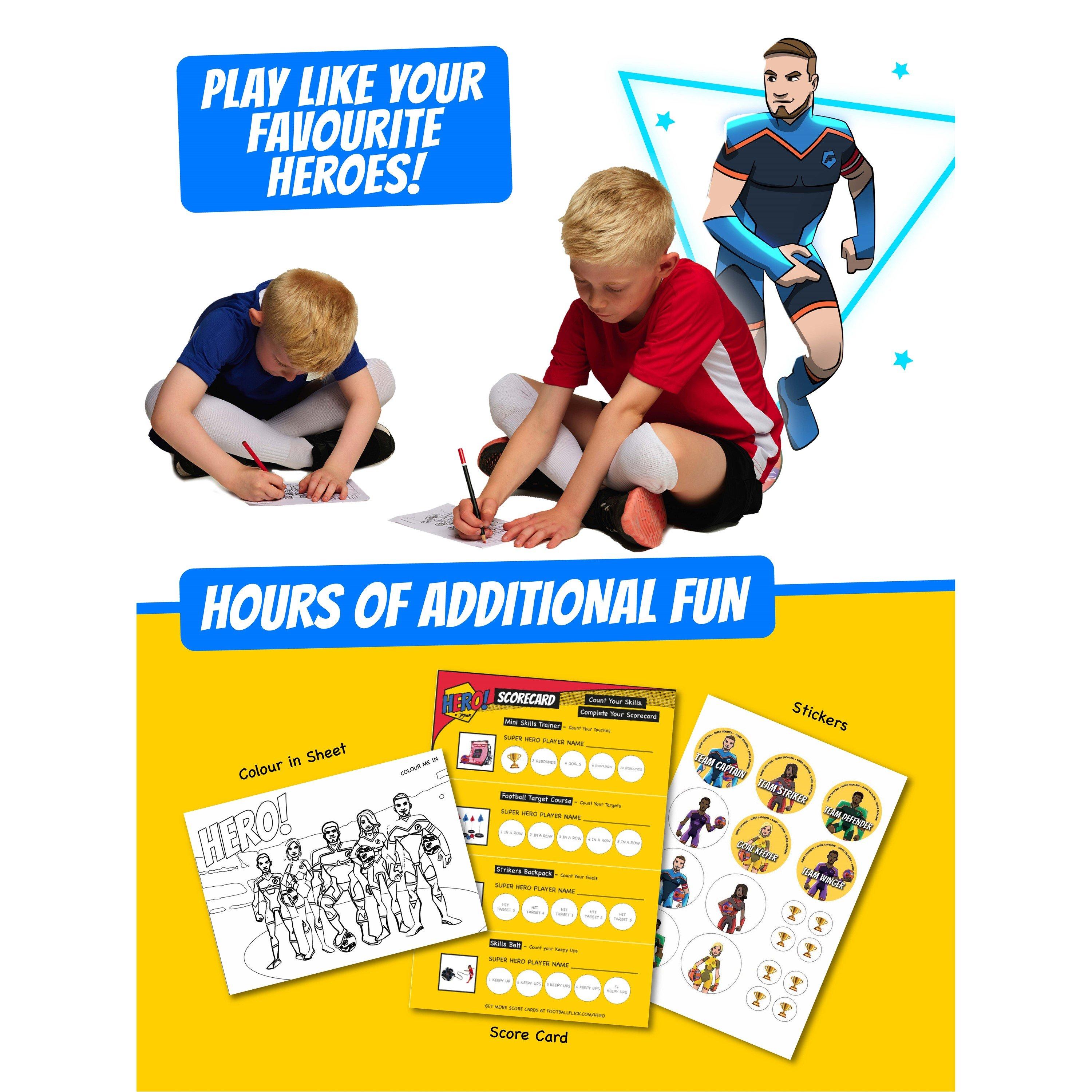 Black Blue Red - Football Flick - Football Flick Hero Mini Skills Trainer - 7