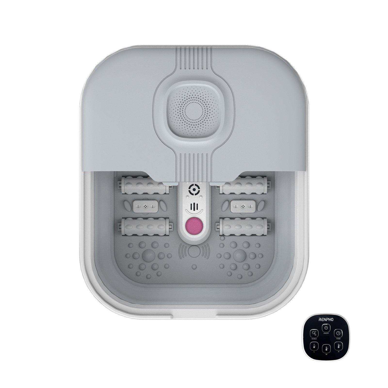 Grey - Renpho - RENPHO Compact Folding Foot Spa and Massager - 2