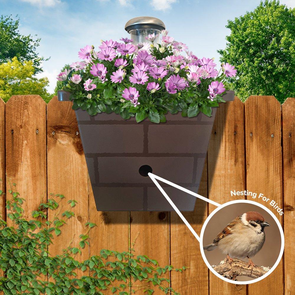 Yougarden  Go Illuminest Planter (Brown) Brown - 40x39x30cm