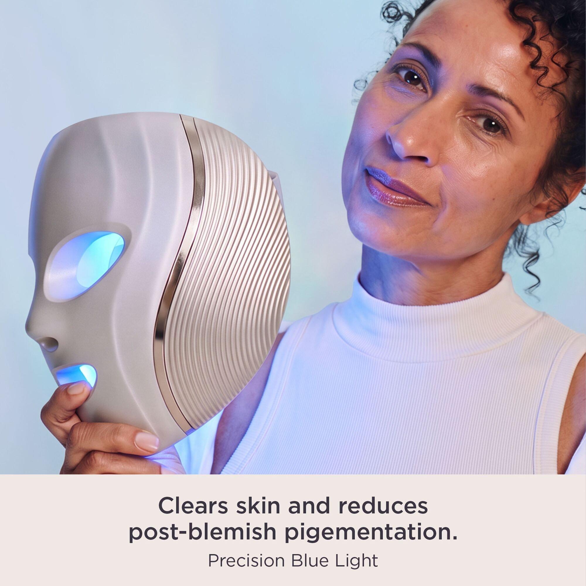 White Gold - Shark - CryoGlow Clinic LED Face Mask - White Gold - 6