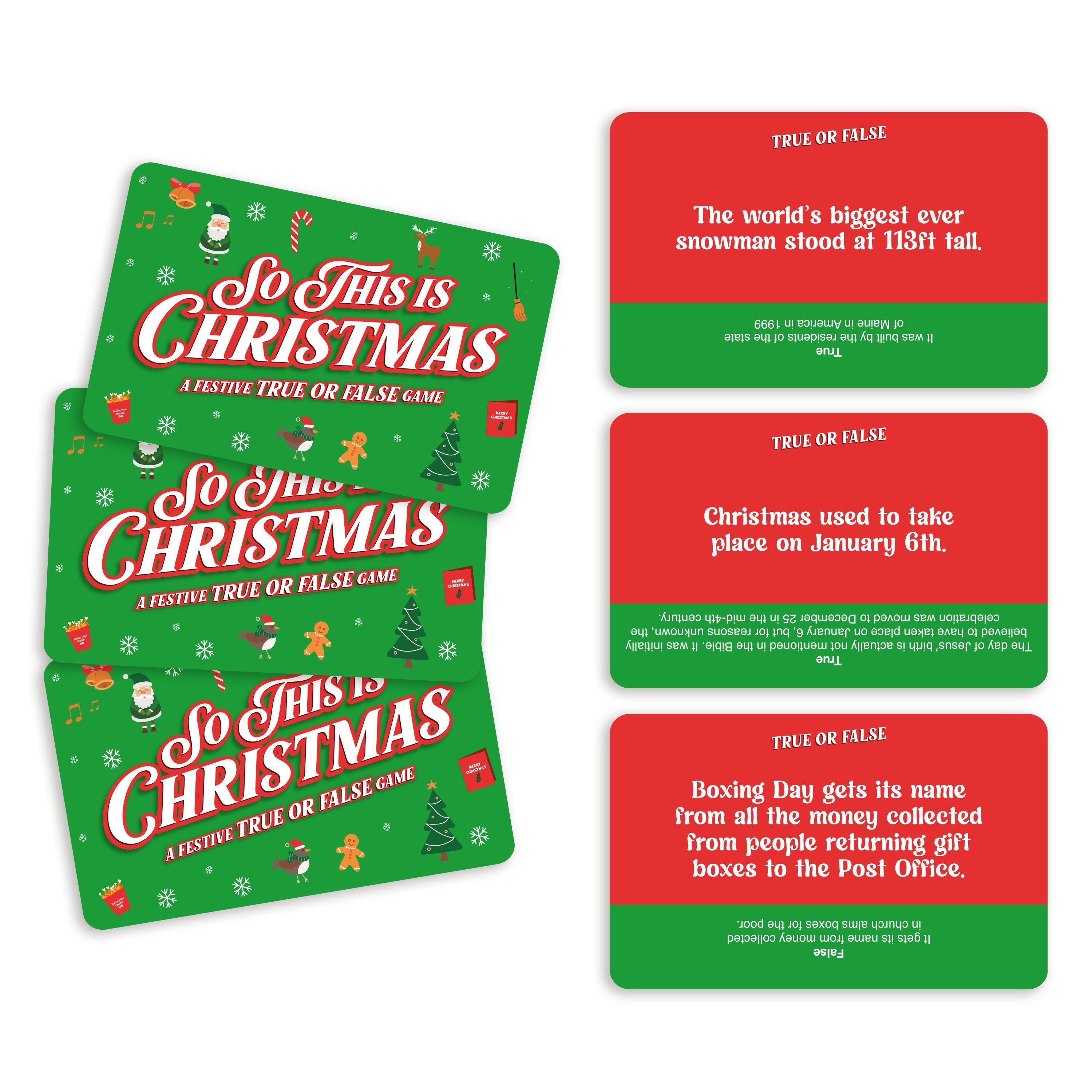 Multi - Gift Republic - So This Is Christmas – A Festive True or False Gam - 7