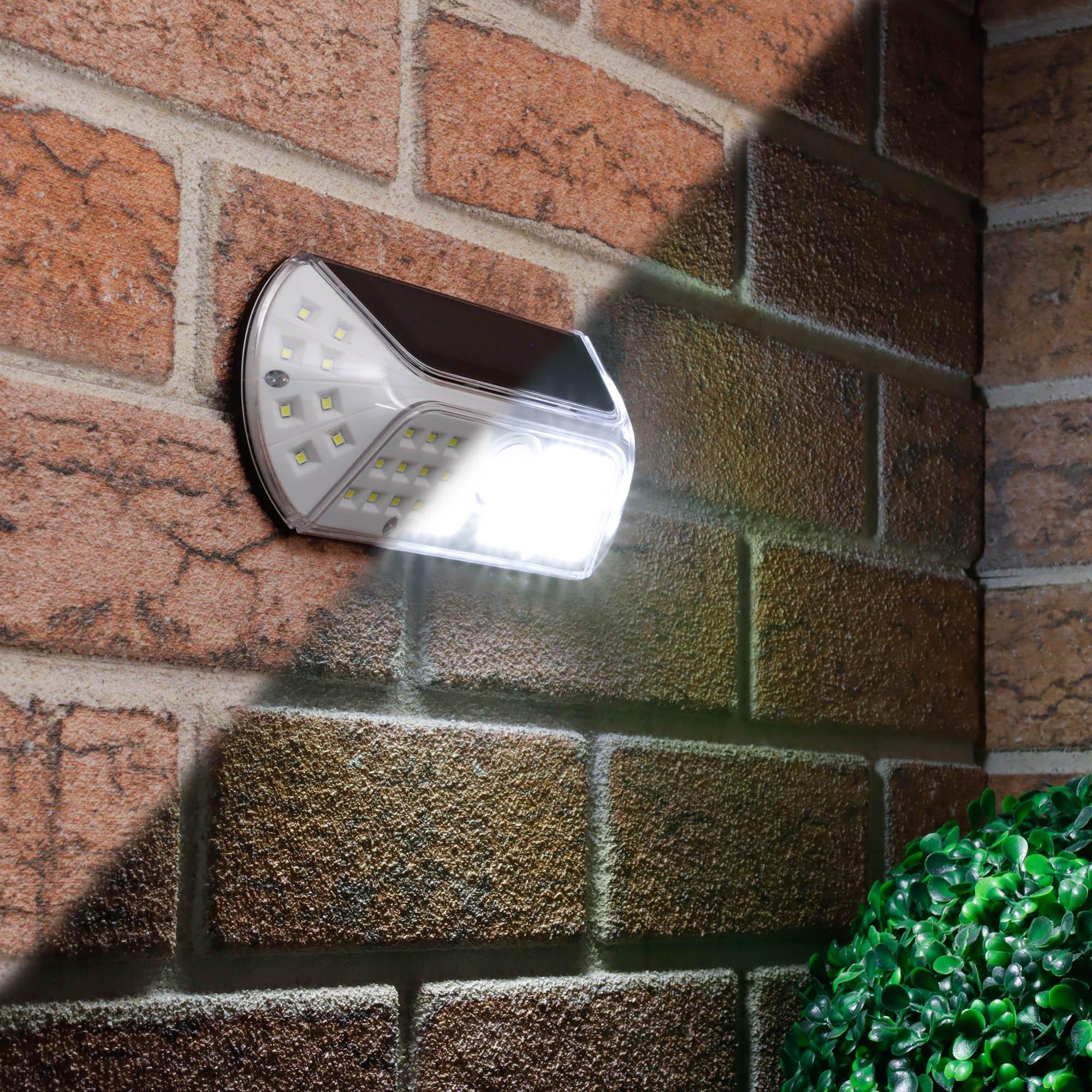 White - Streetwize - 40LED Solar Security Light with Motion Sensor - 5