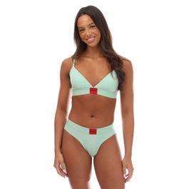Hugo Red Logo Label Triangle Bra