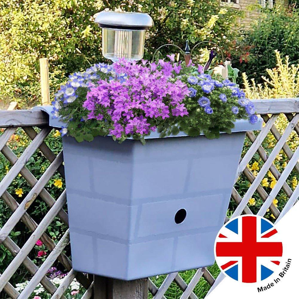 Yougarden  Go Illumiwell Planter (Light ) Grey - 40x39x30cm